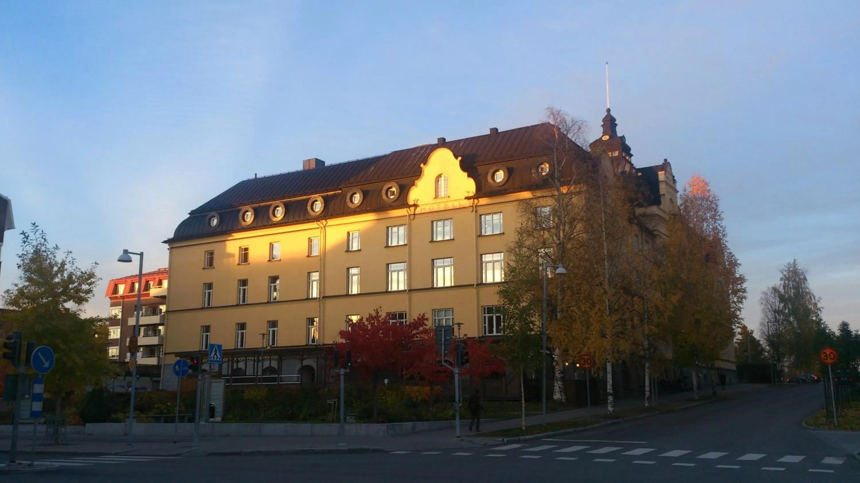 Facade/entrance in Piteå Stadshotell