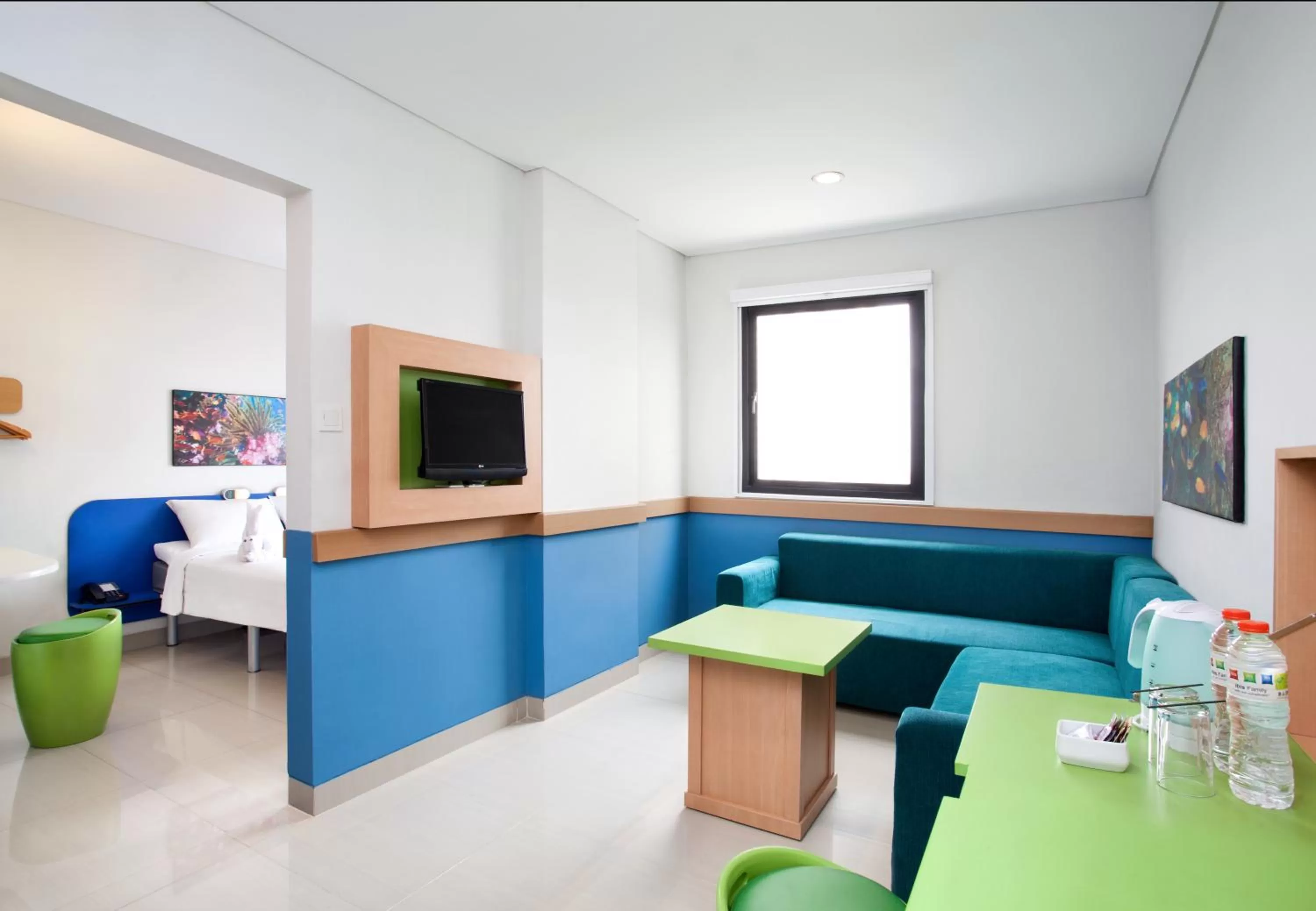 Living room in Ibis Budget Jakarta Daan Mogot