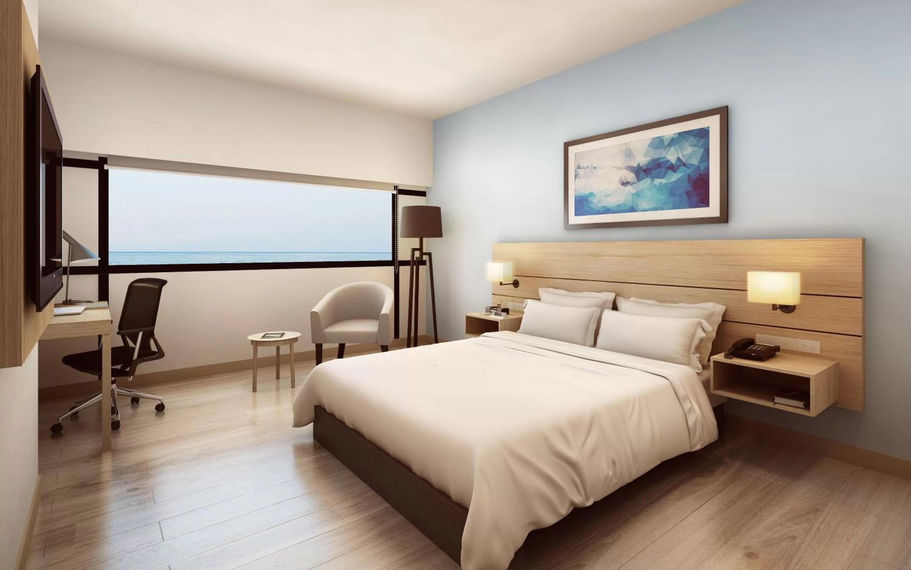 Bed in Holiday Inn Express Cartagena Manga by IHG