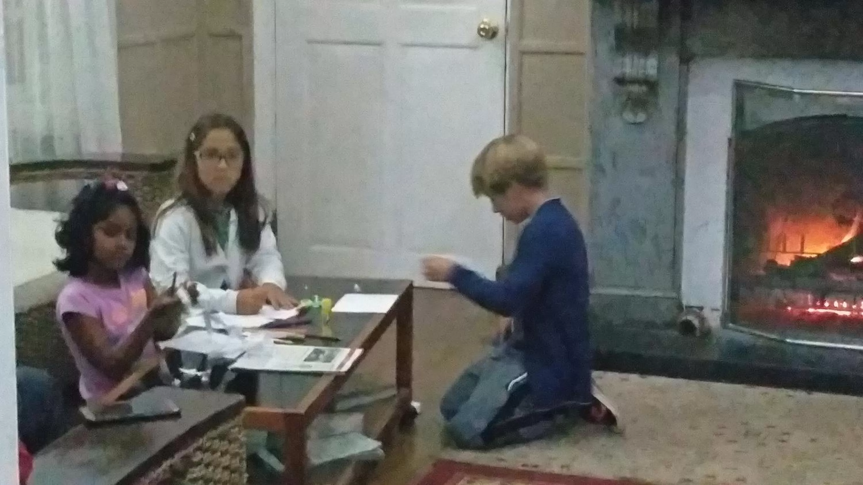 Communal lounge/ TV room in The Trevene Hotel