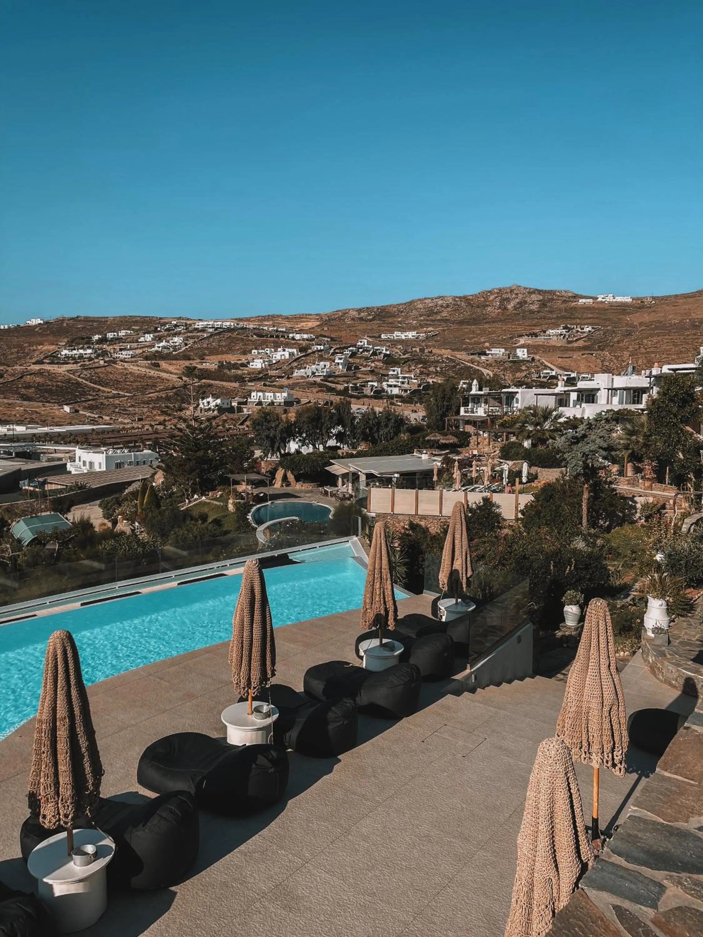 Swimming pool in Panormos Village Hotel