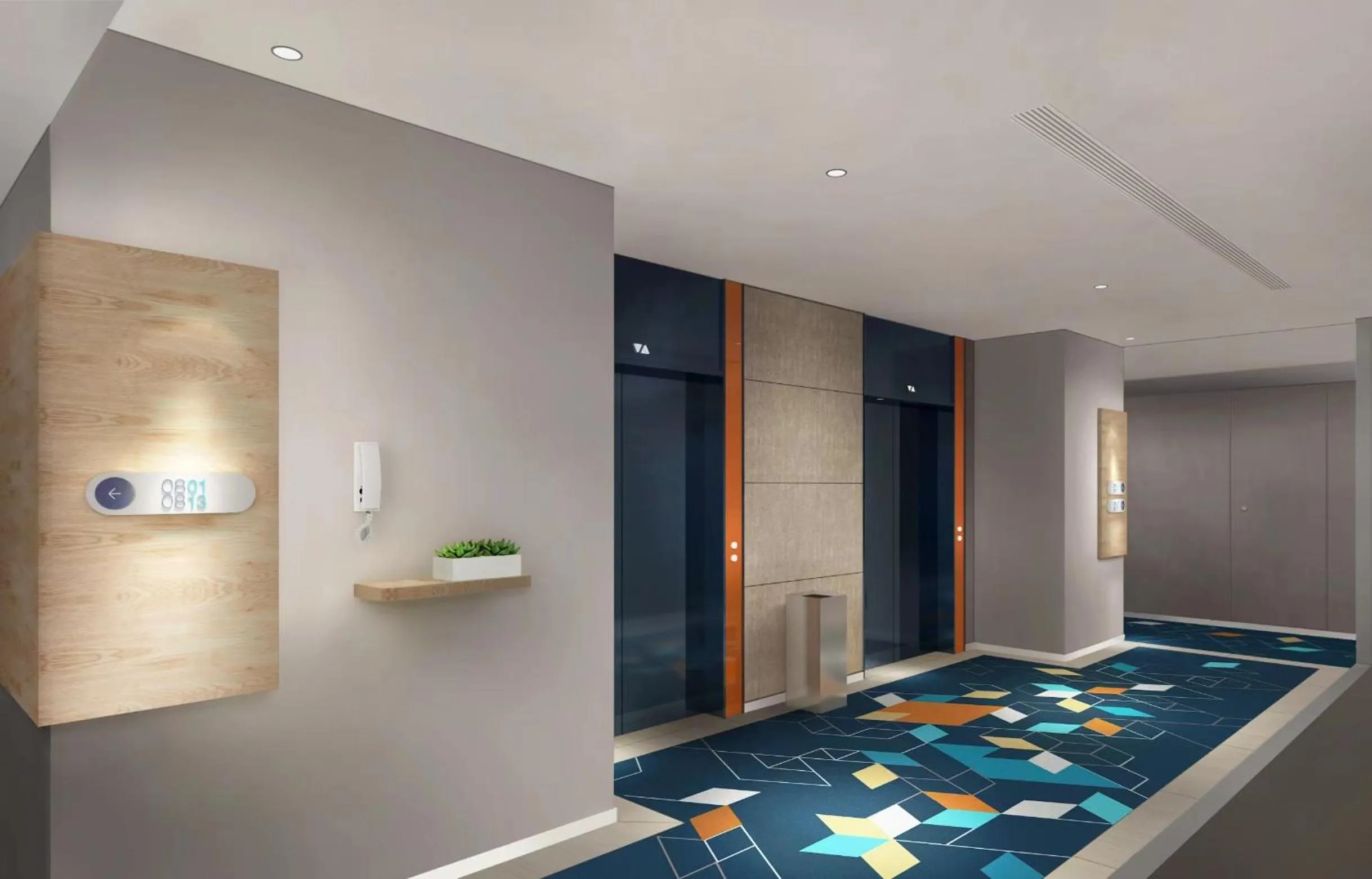 elevator, Bed in Holiday Inn Express Yangjiang City Center by IHG