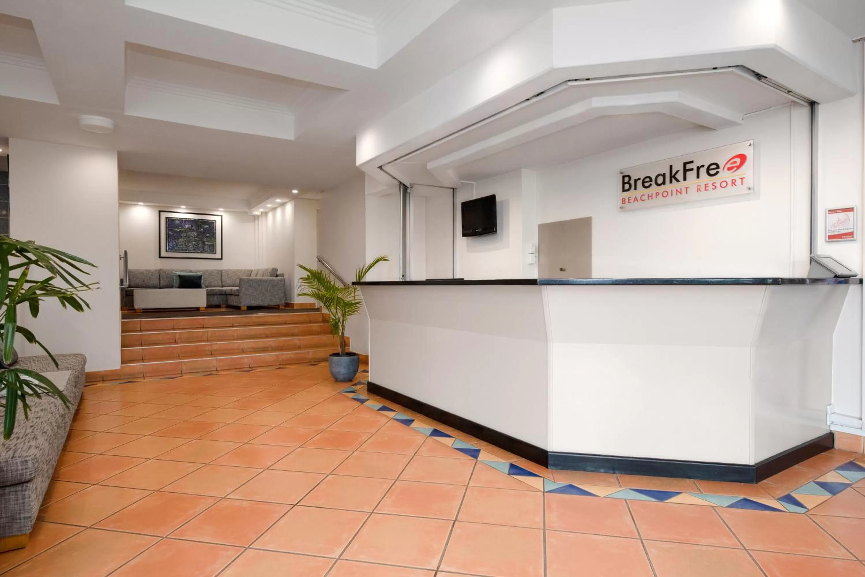 Lobby or reception in BreakFree Beachpoint