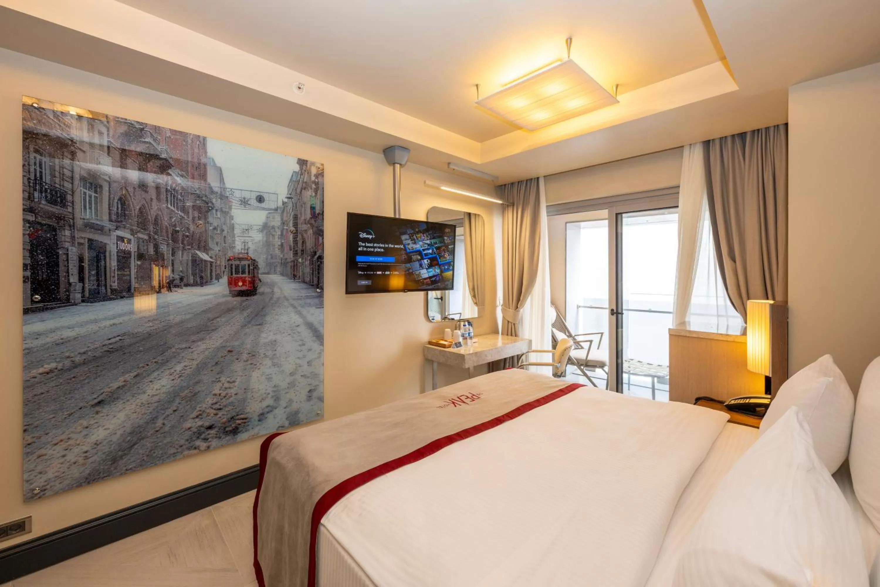 Bed in Ramada By Wyndham Istanbul Pera Taksim