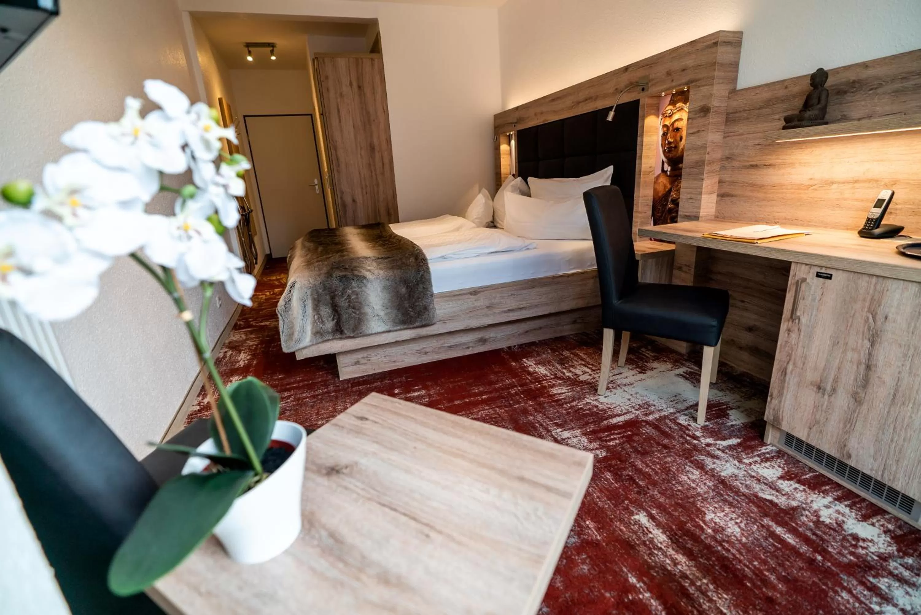 Bed in Wellness & Ayurveda Hotel Am Eichenberg