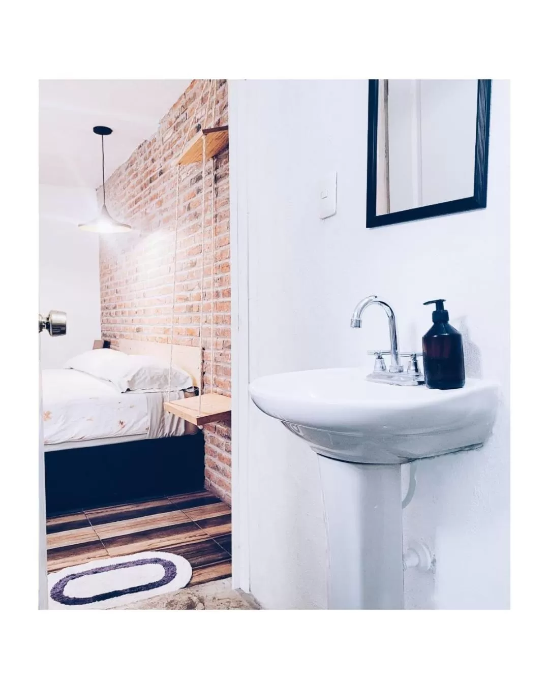 Bathroom in Hostal Hoja Santa