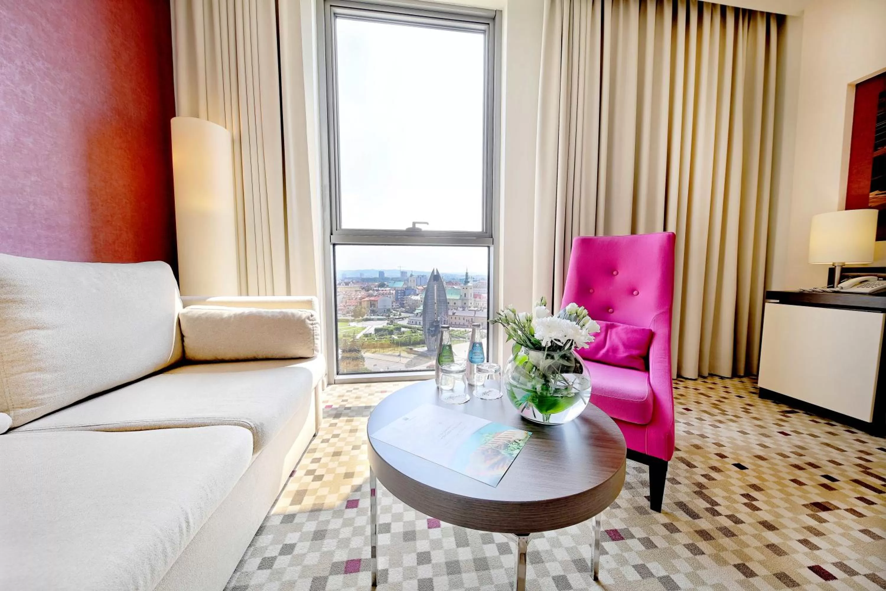 Seating area in Hotel Rzeszów