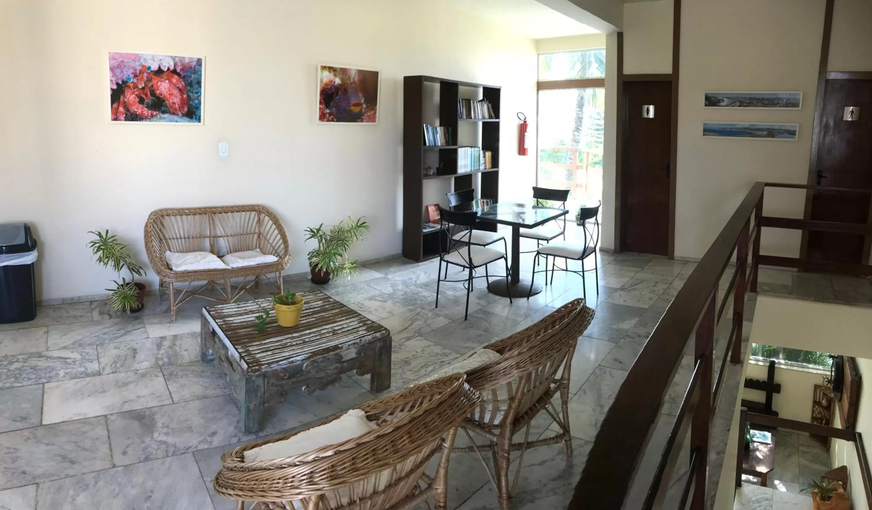 Living room in Pousada Porto Canal