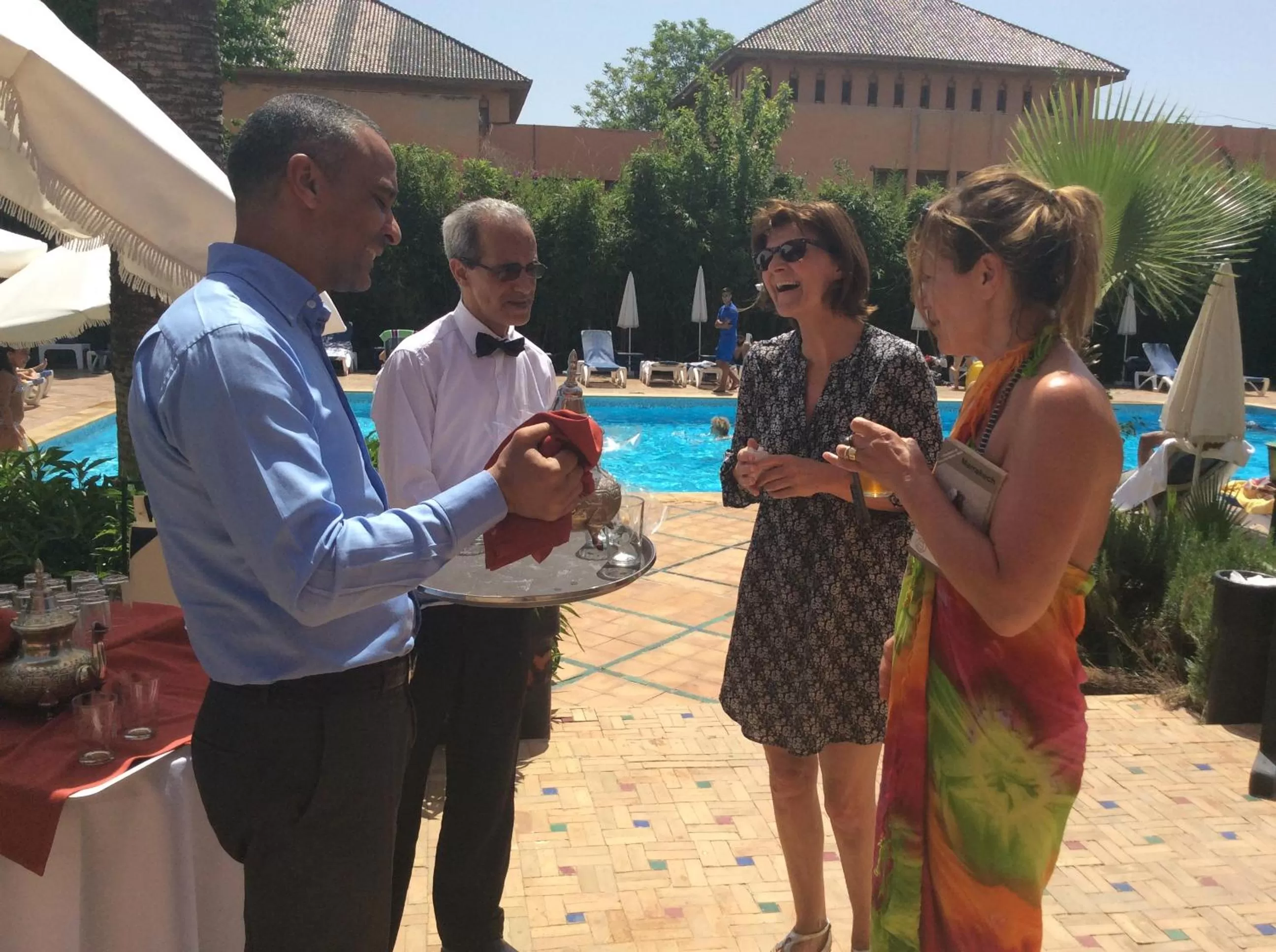 Swimming pool in Chems Hotel