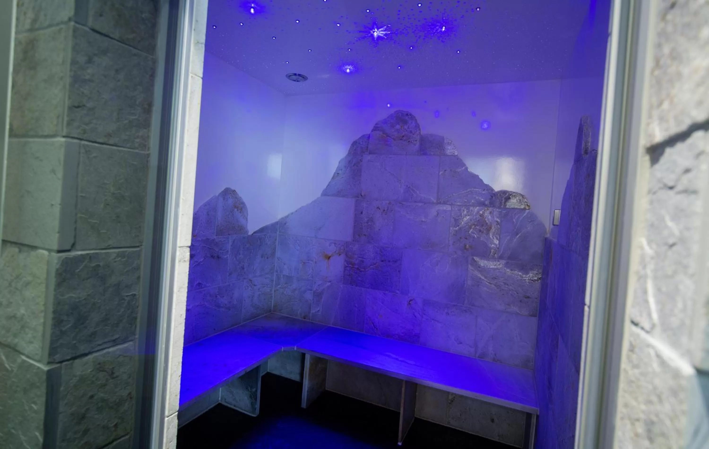 Steam room in Wellness- und Schneesporthotel Christiania