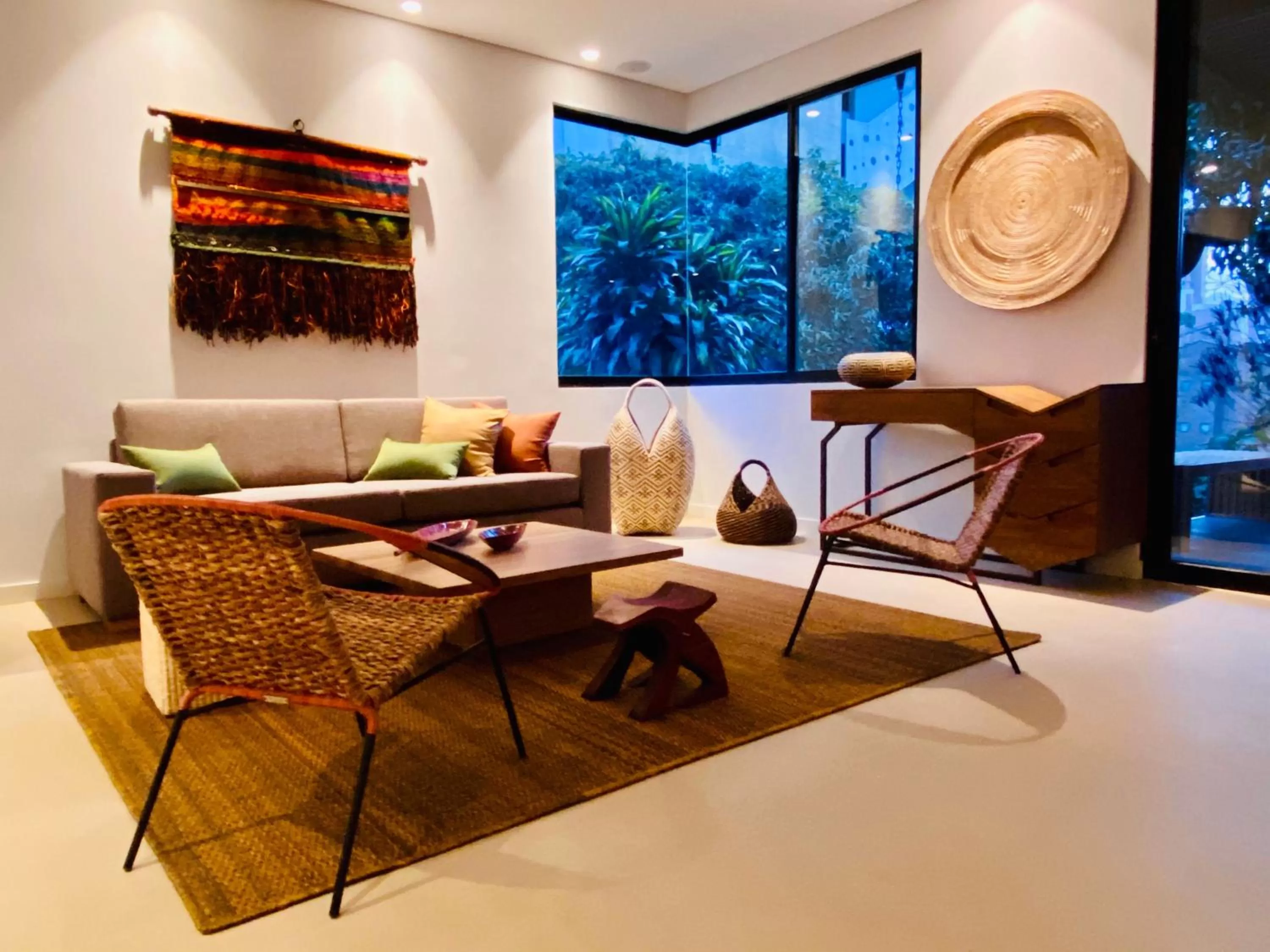 Seating Area in Patio del Mundo