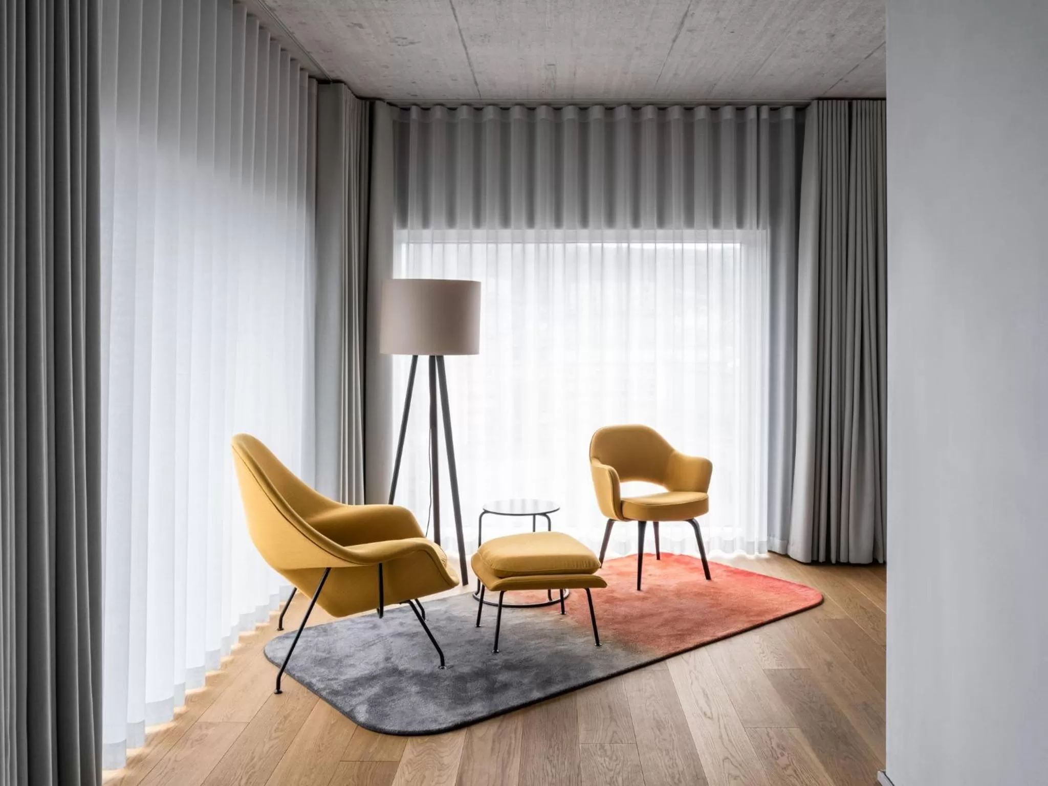 Seating area in Placid Hotel Design & Lifestyle Zurich