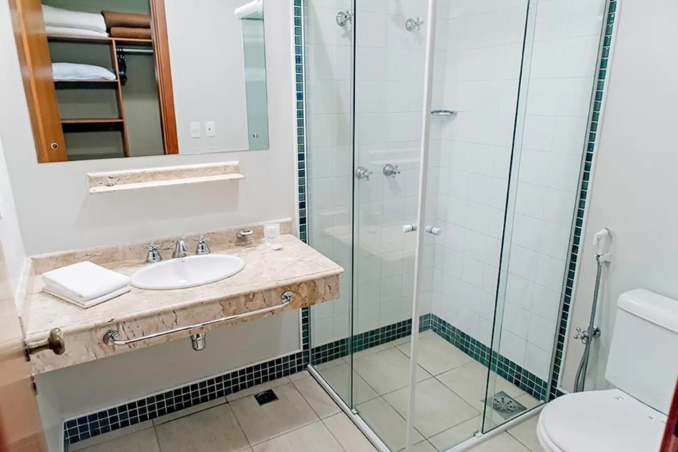 Shower, Bathroom in Vila Real Hotel