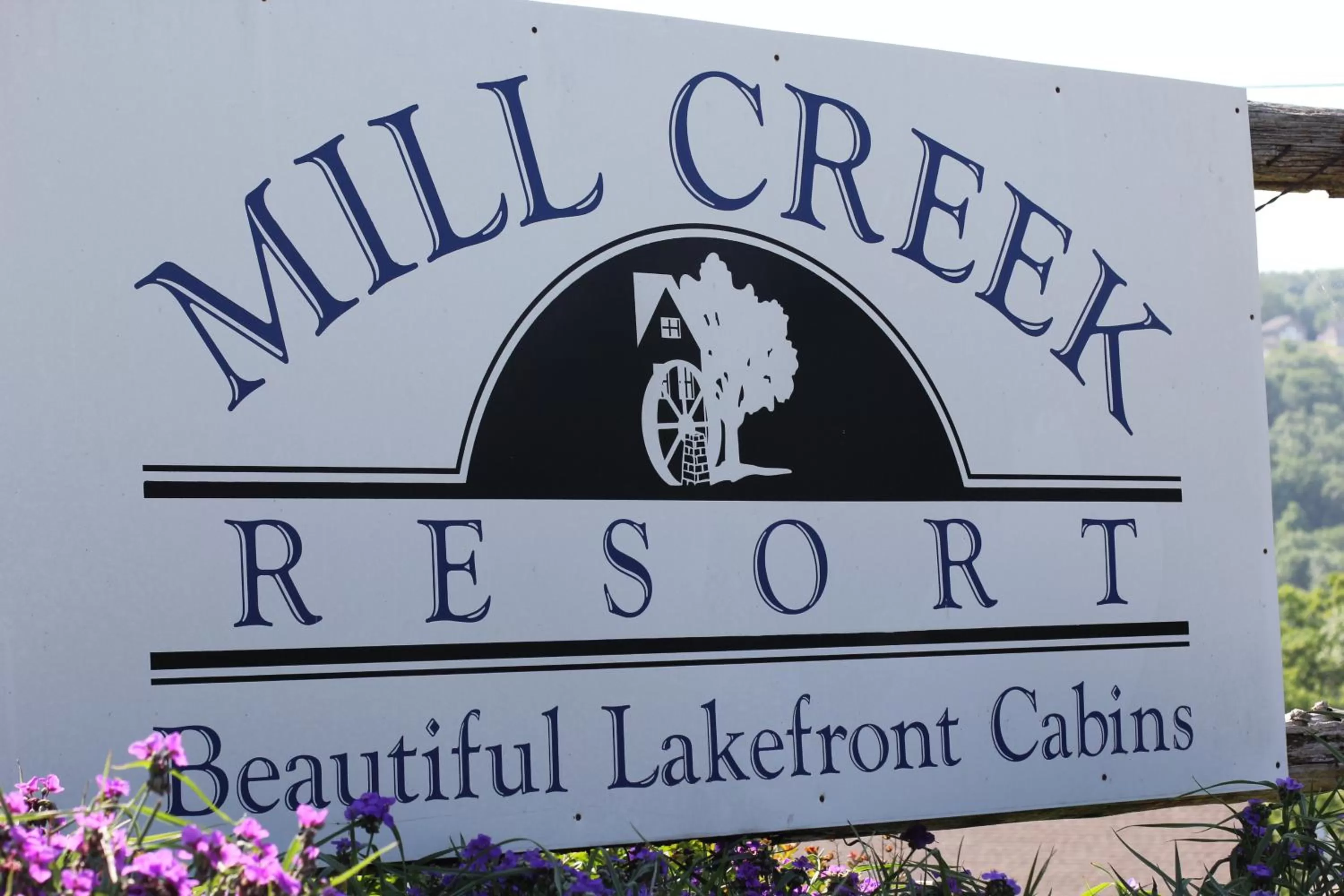 Property logo or sign in Mill Creek Resort on Table Rock Lake