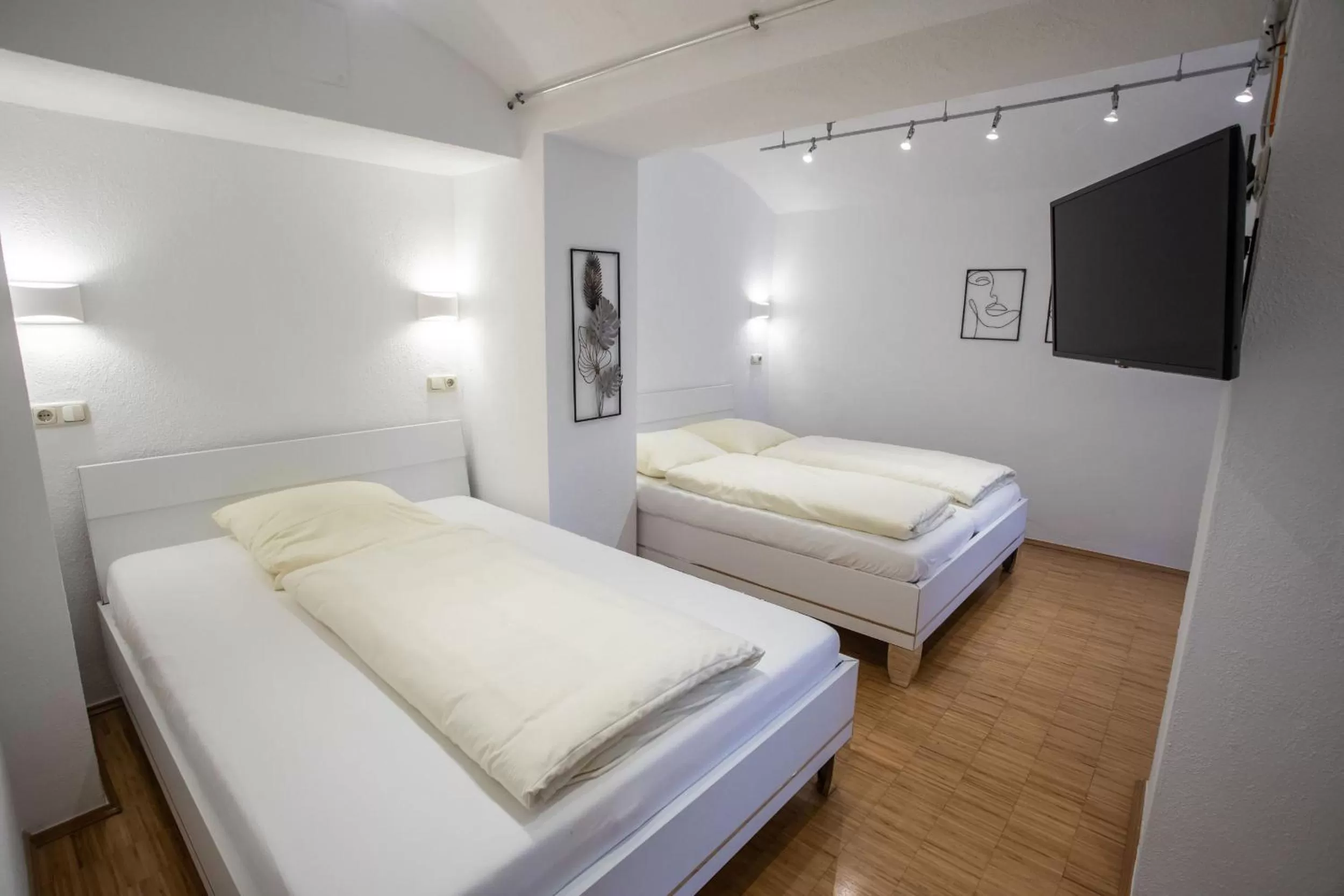 Bed in Frühstückshotel Landgasthof Kramer