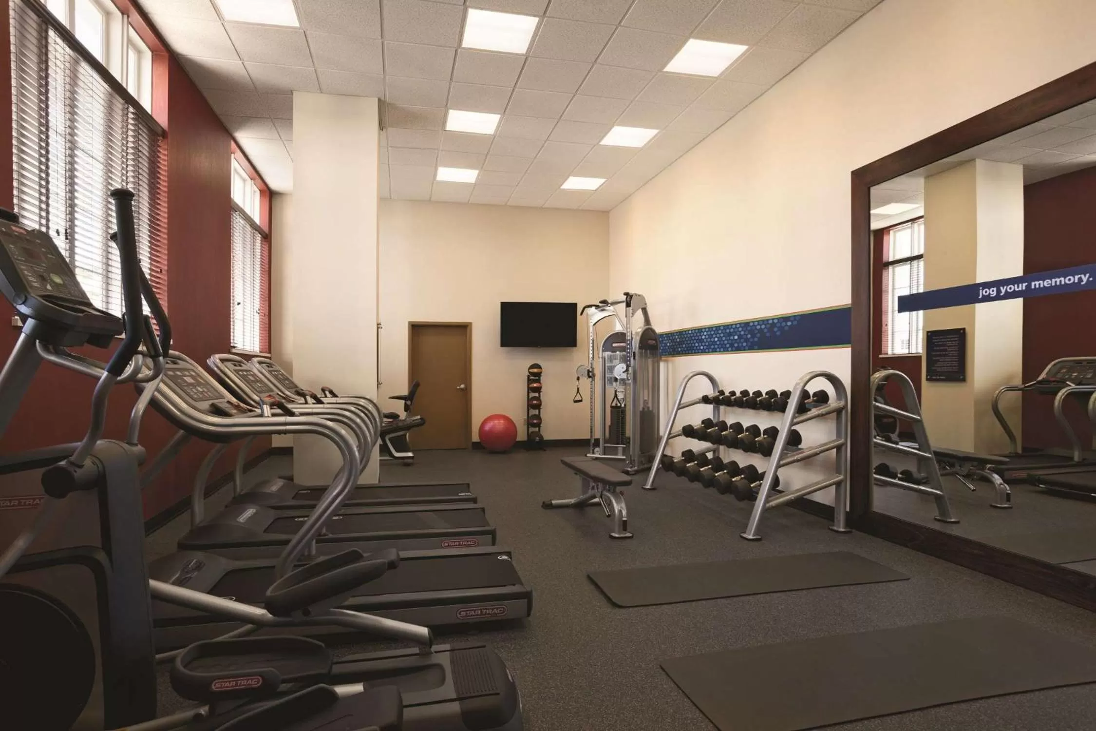 Fitness centre/facilities in Hampton Inn & Suites Bradenton