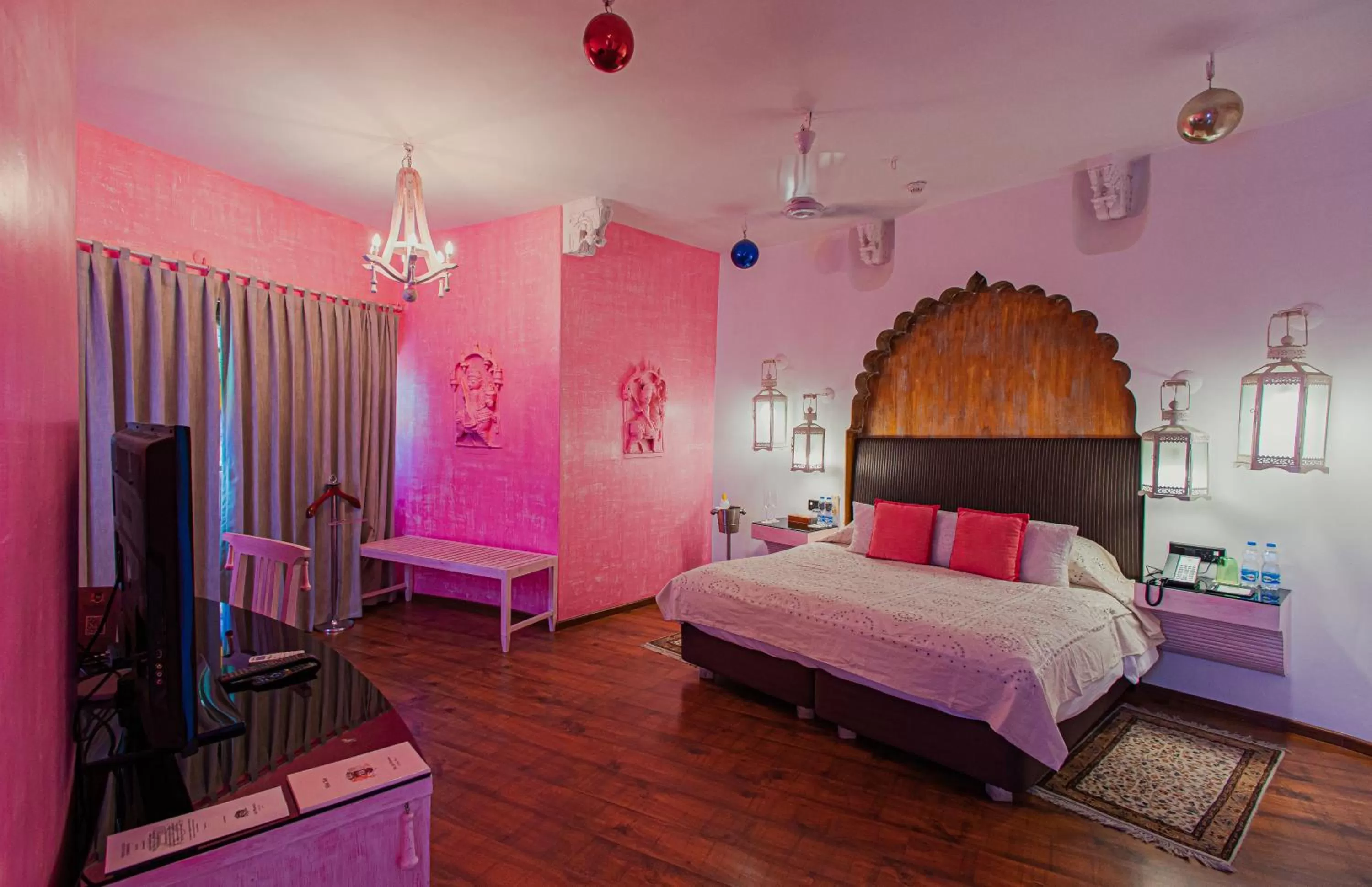 Bedroom, Bed in Ajit Bhawan - A Palace Resort