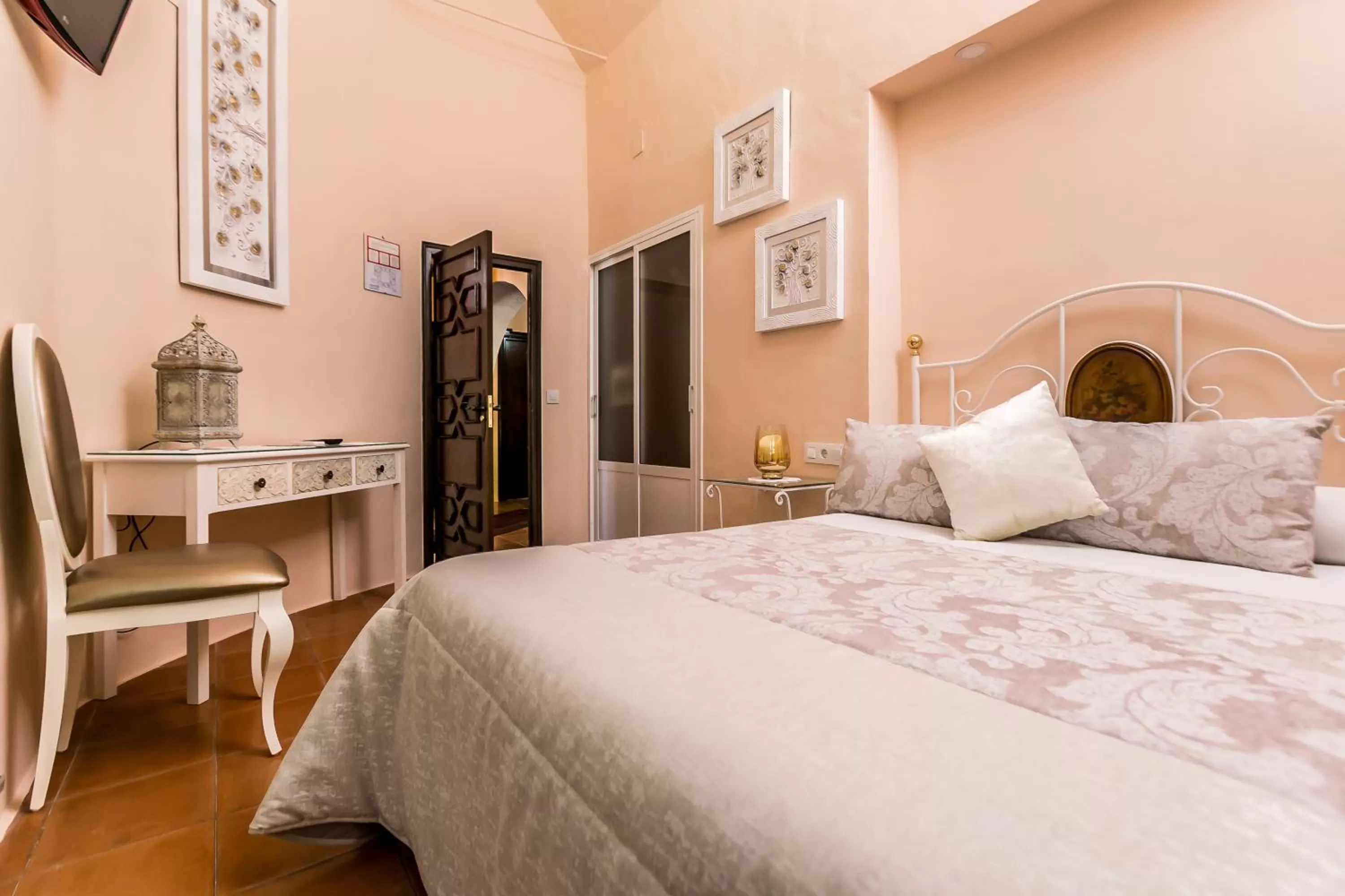 Bed in Hacienda El Santiscal