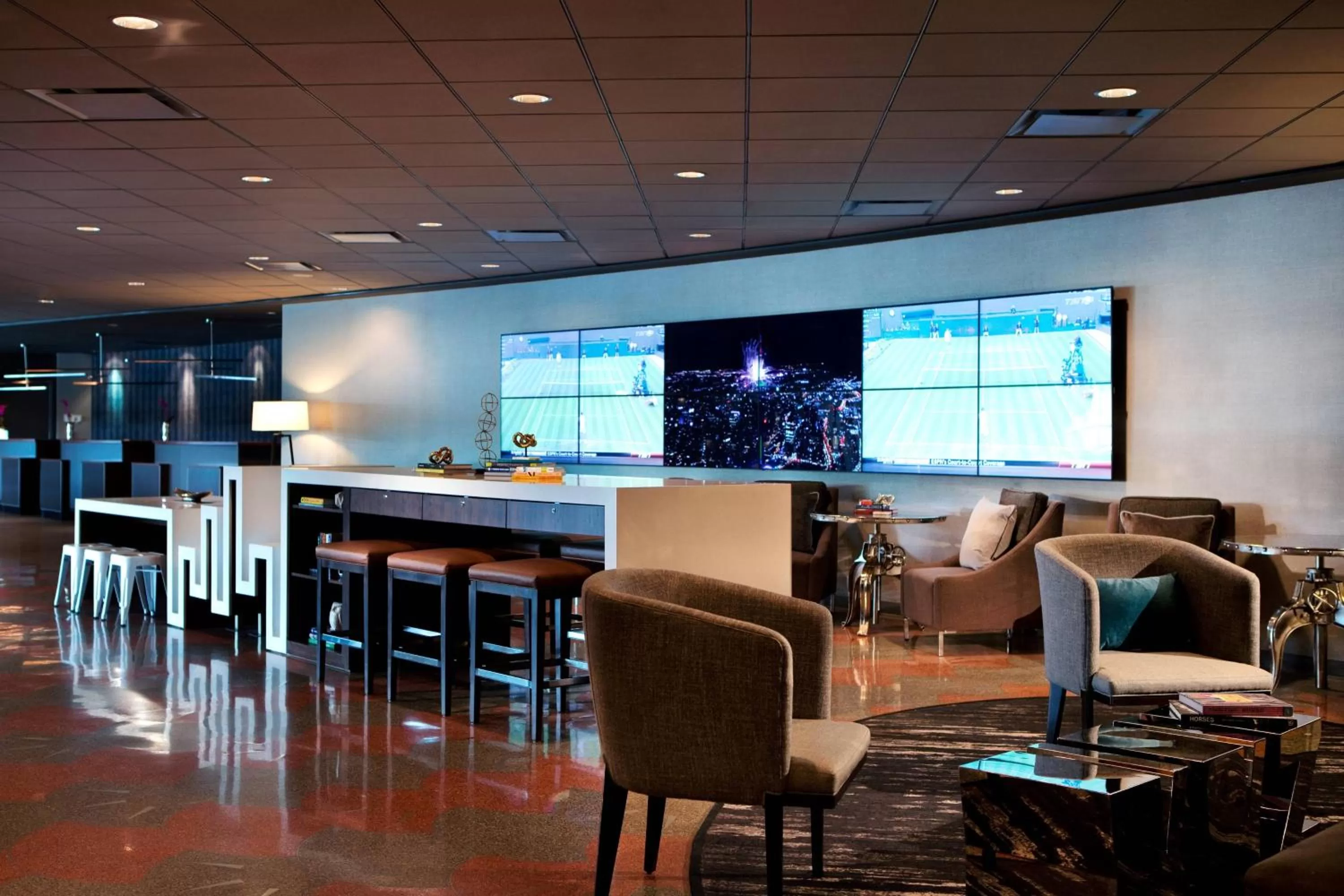 Lobby or reception in Toronto Marriott City Centre Hotel