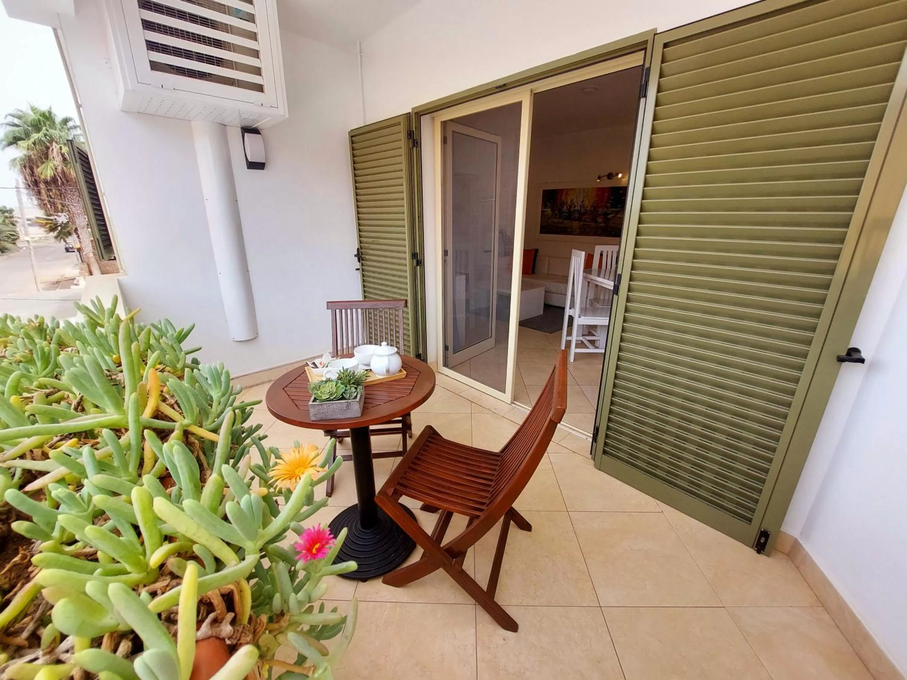 Balcony/Terrace in Branco Suites - Rooms & Holiday Apartments