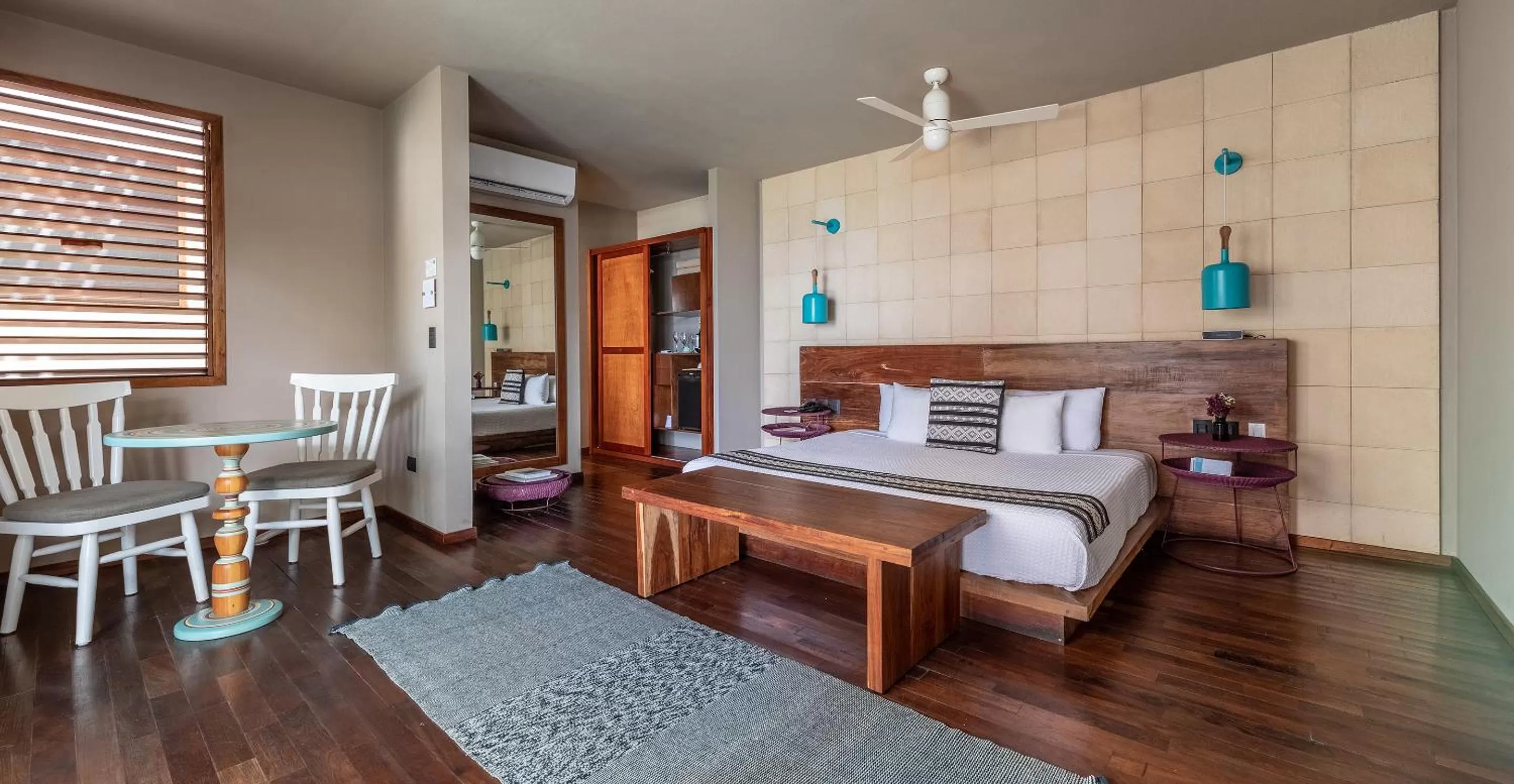 Living room, Bed in Mi Amor Tulum, a Small Luxury Hotel