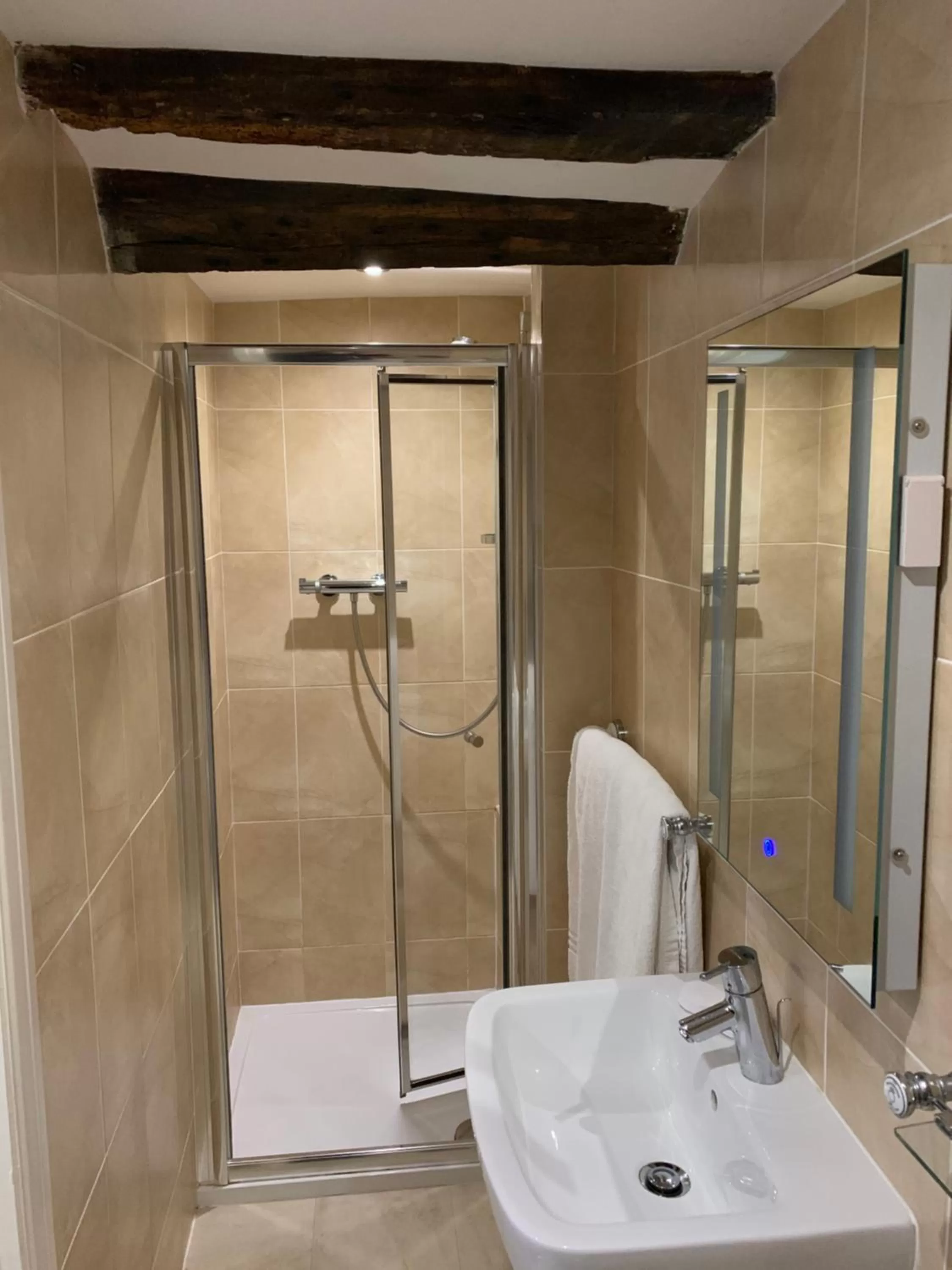 Shower in Best Western Plus Sheffield Mosborough Hall Hotel