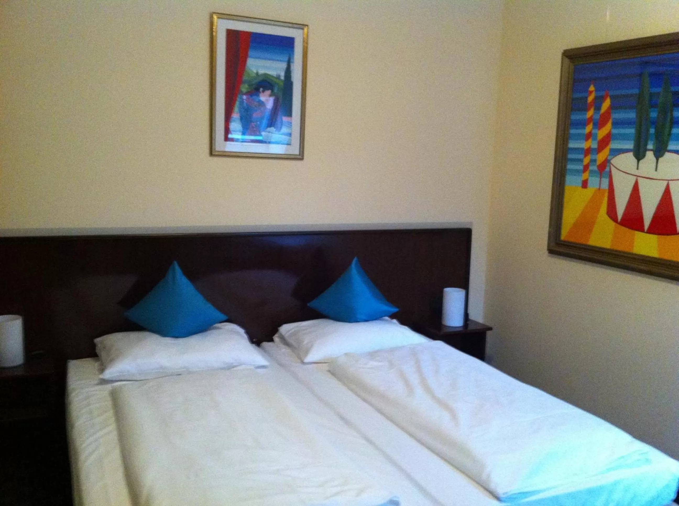 Bed in Hotel Worpsweder Tor