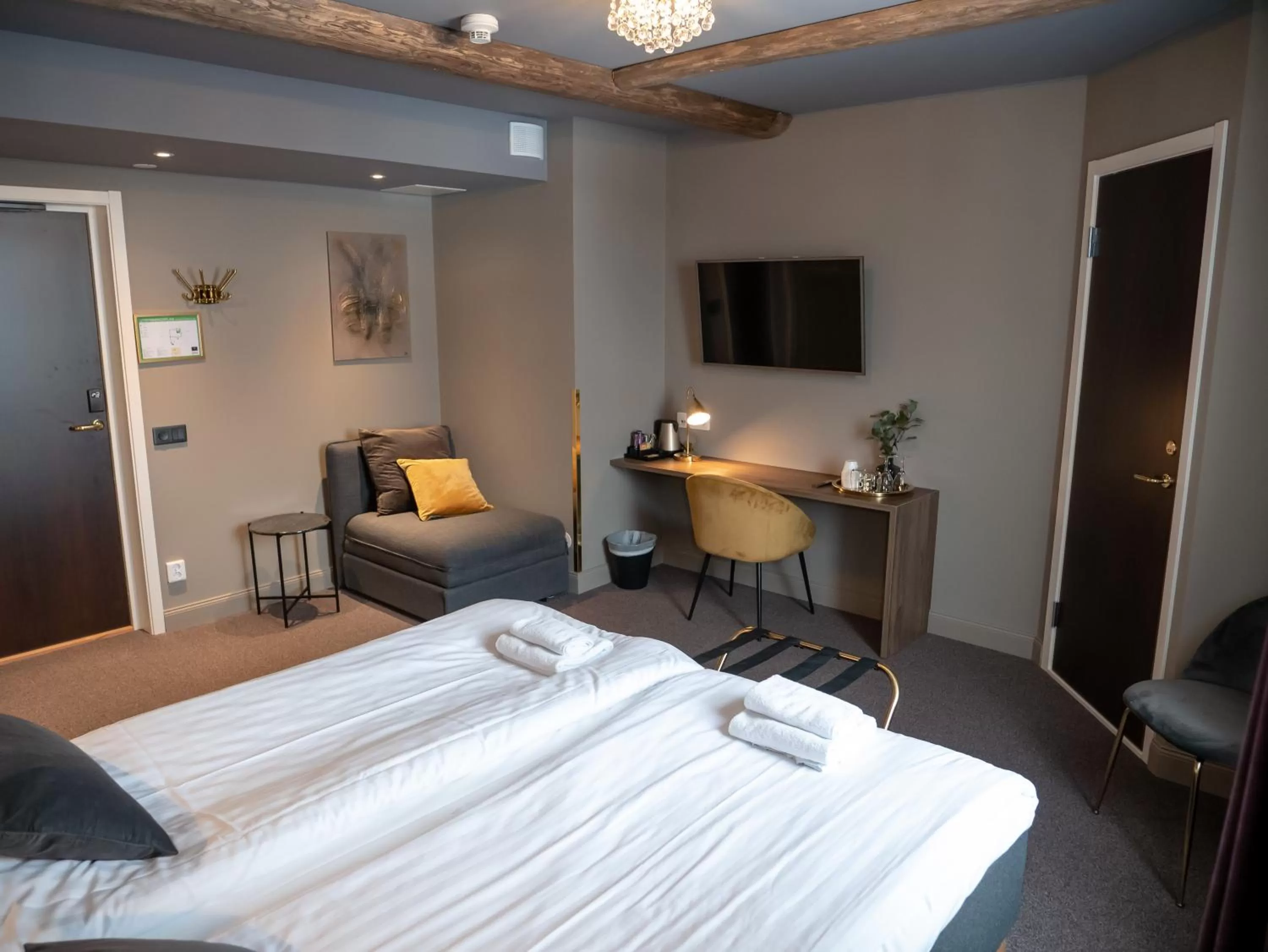 Bed in Hotell Gamla Staden