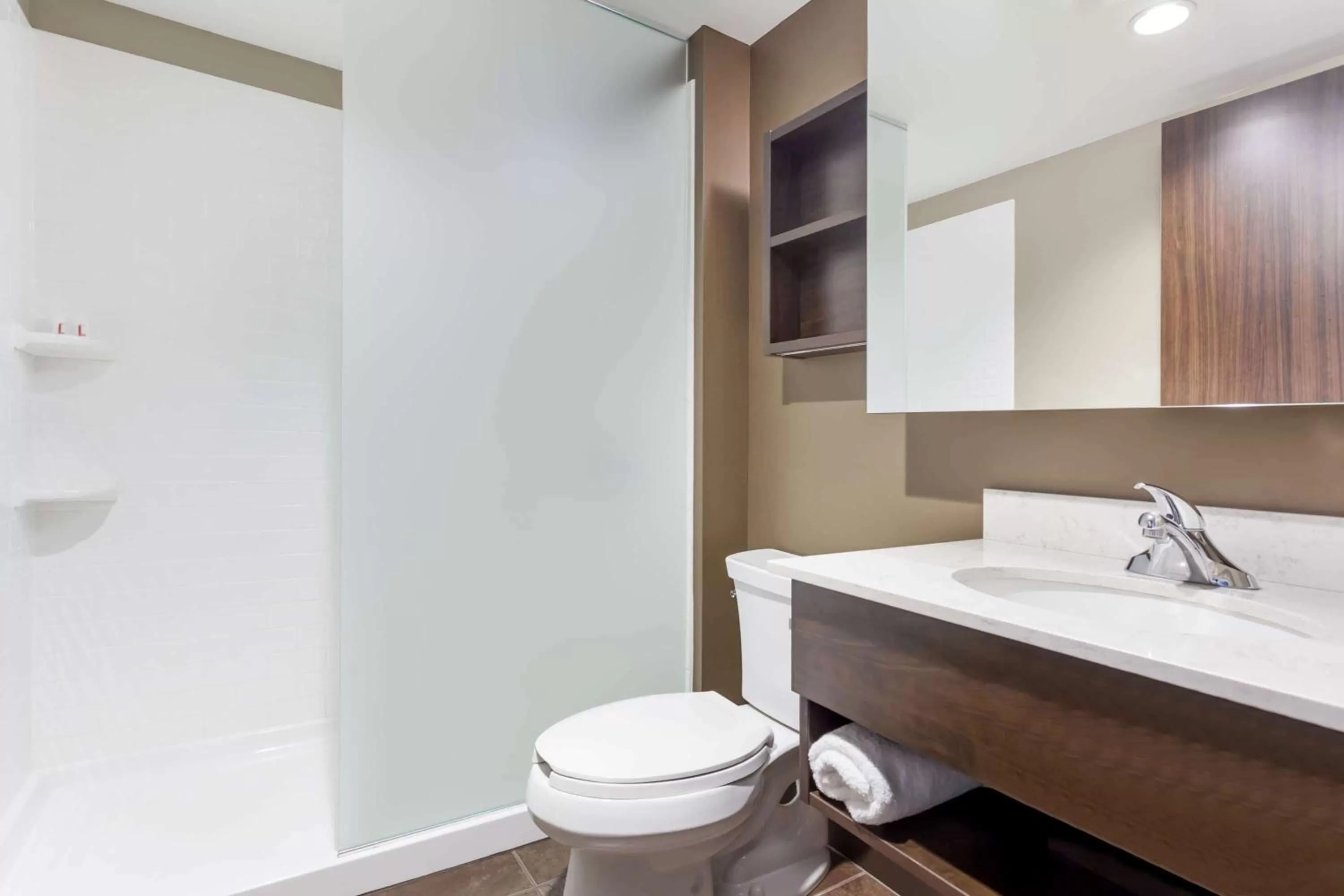 Bathroom in Microtel Inn & Suites by Wyndham - Timmins