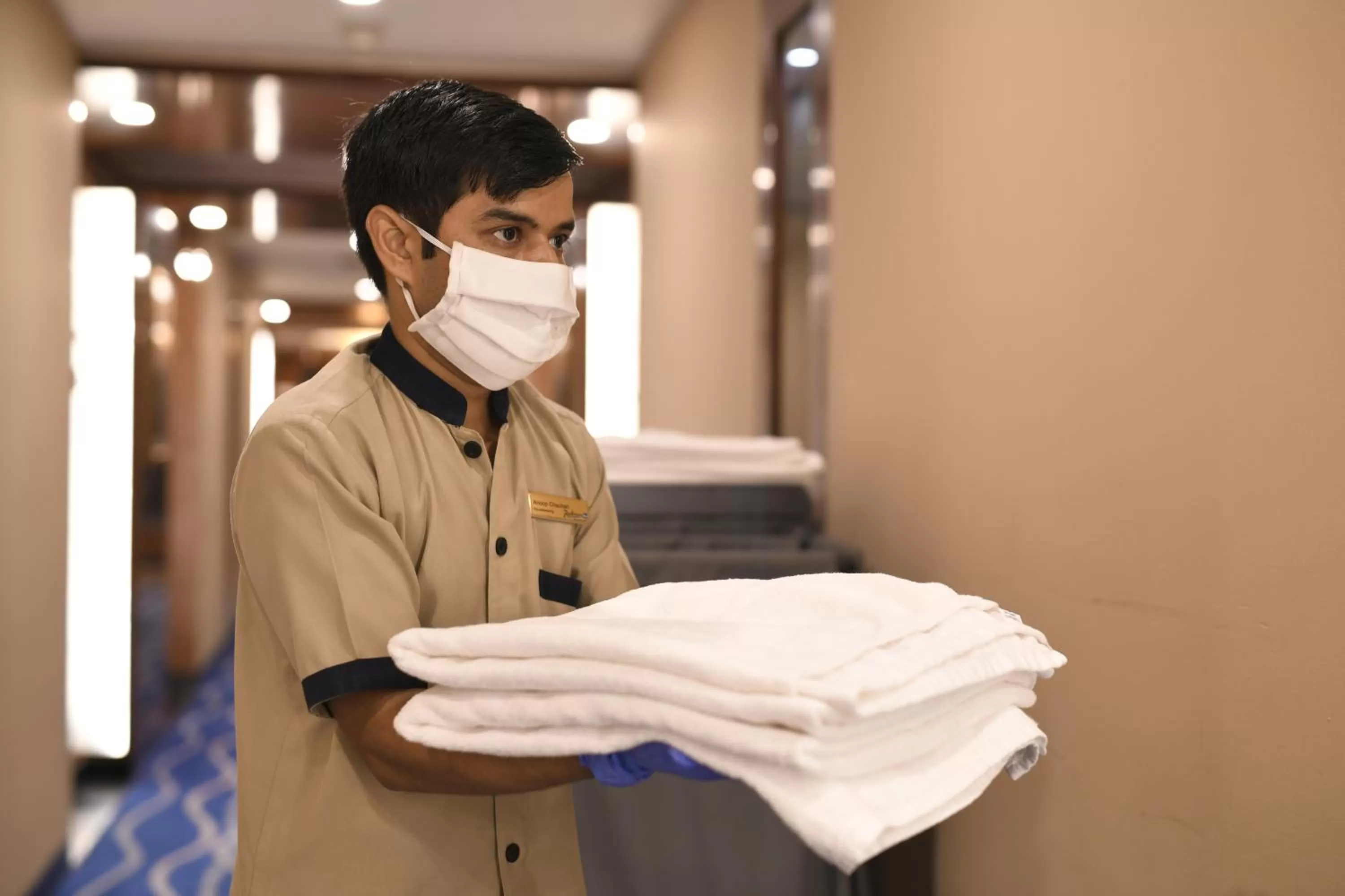 Staff in Radisson Blu Plaza Delhi Airport