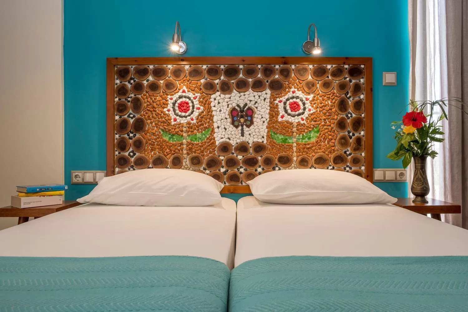 Bed in Aris Boutique Hotel