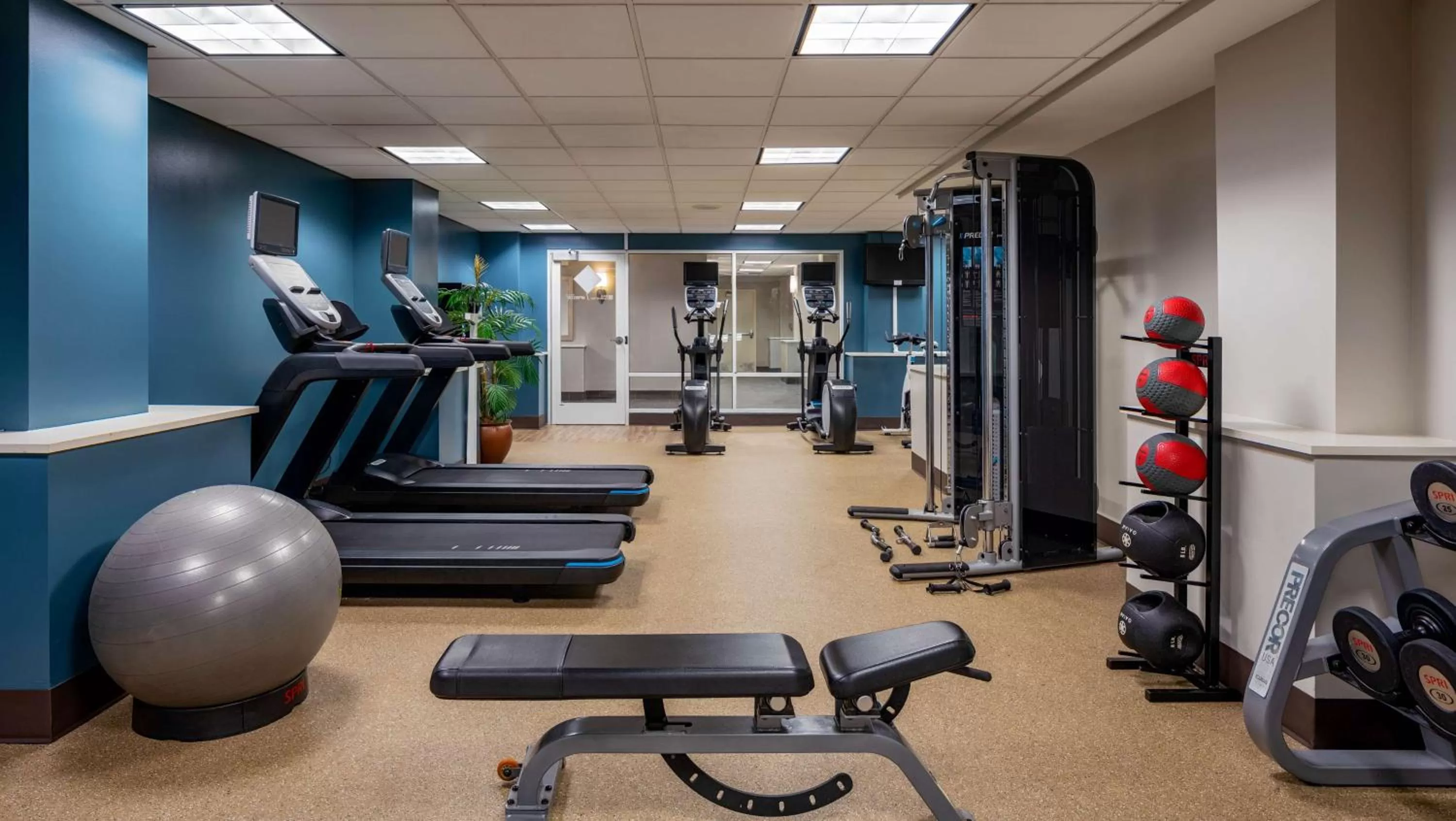 Fitness centre/facilities in Hilton Garden Inn Jackson Downtown