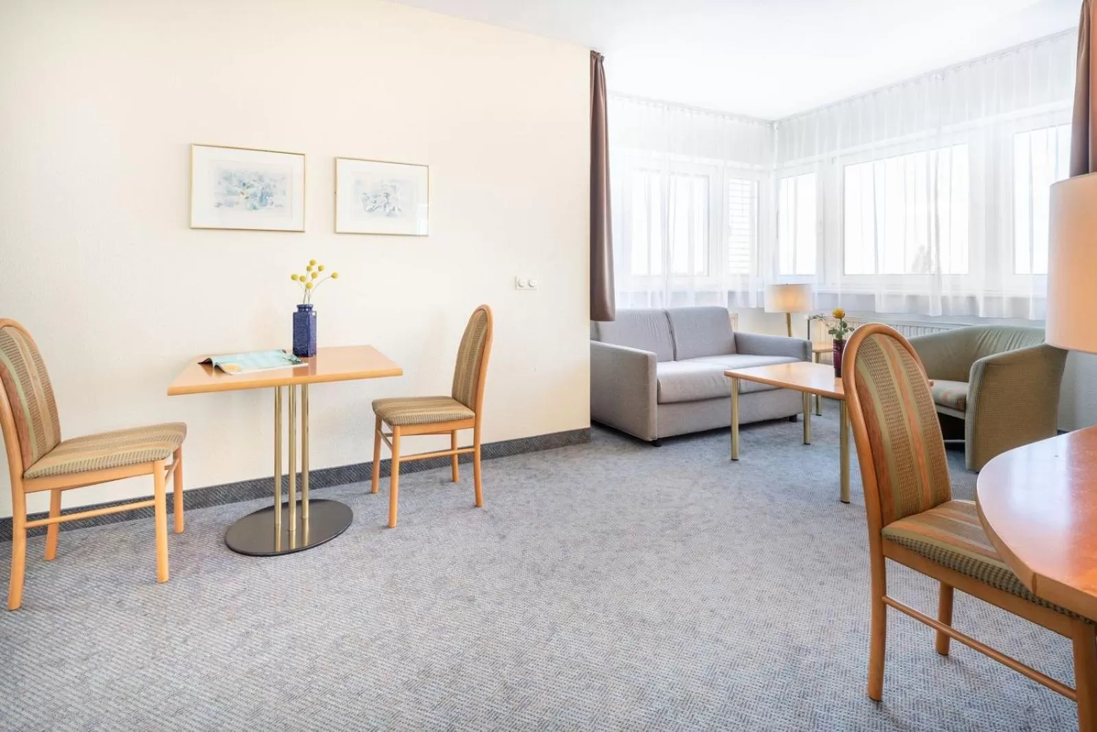 Seating area in acora Leipzig Living the City