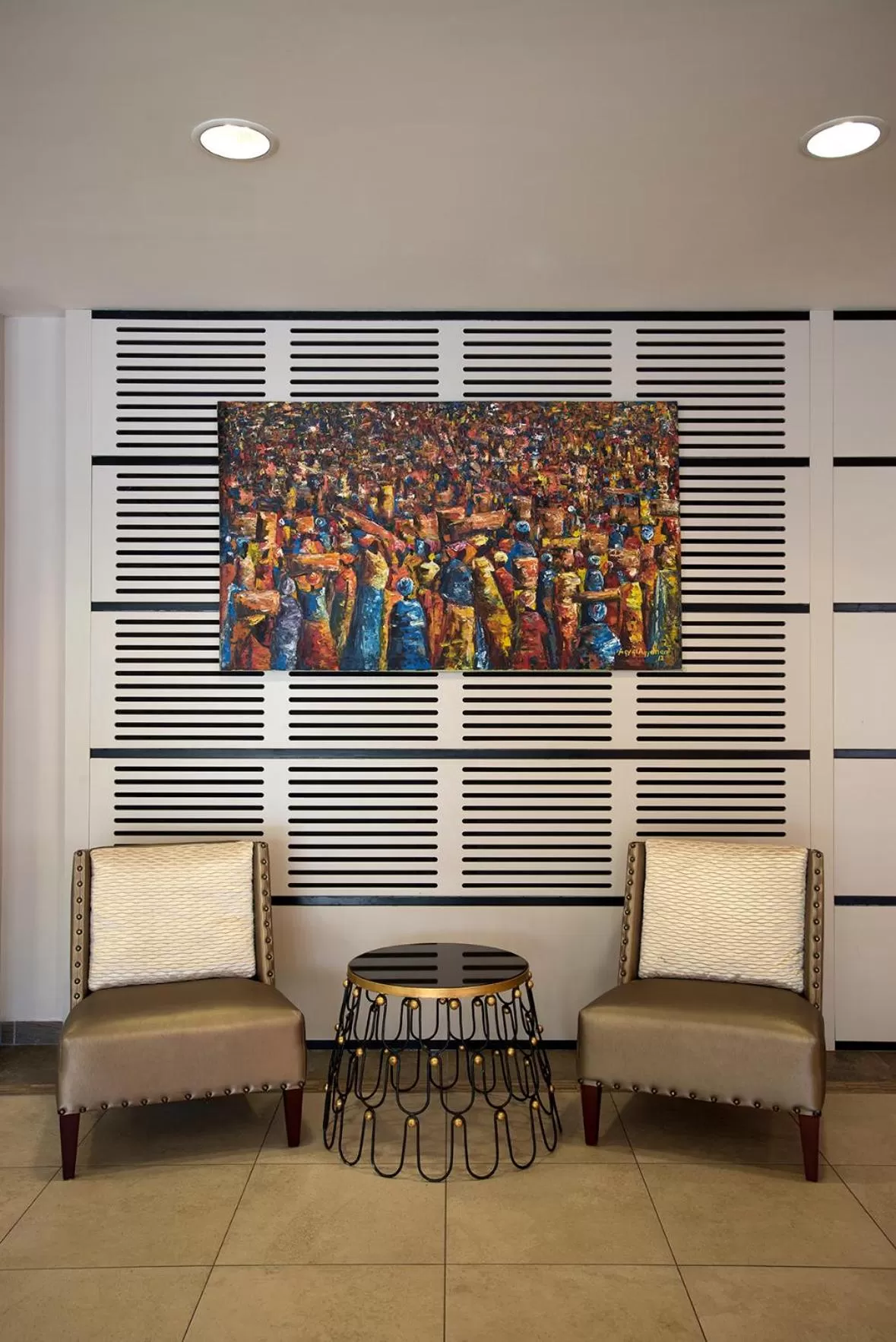 Facade/entrance in Labadi Beach Hotel