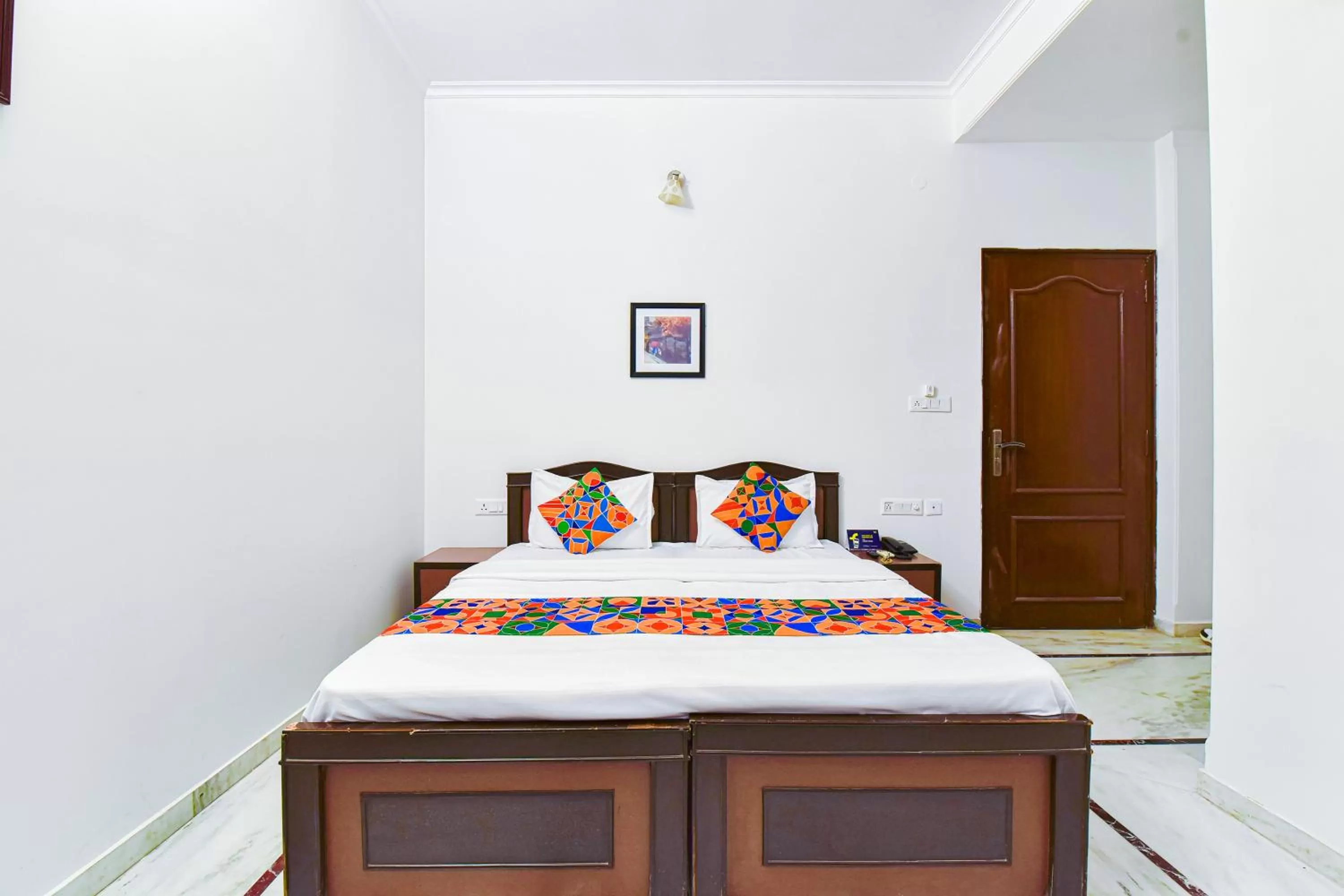 Bedroom, Bed in FabHotel Gitanjali