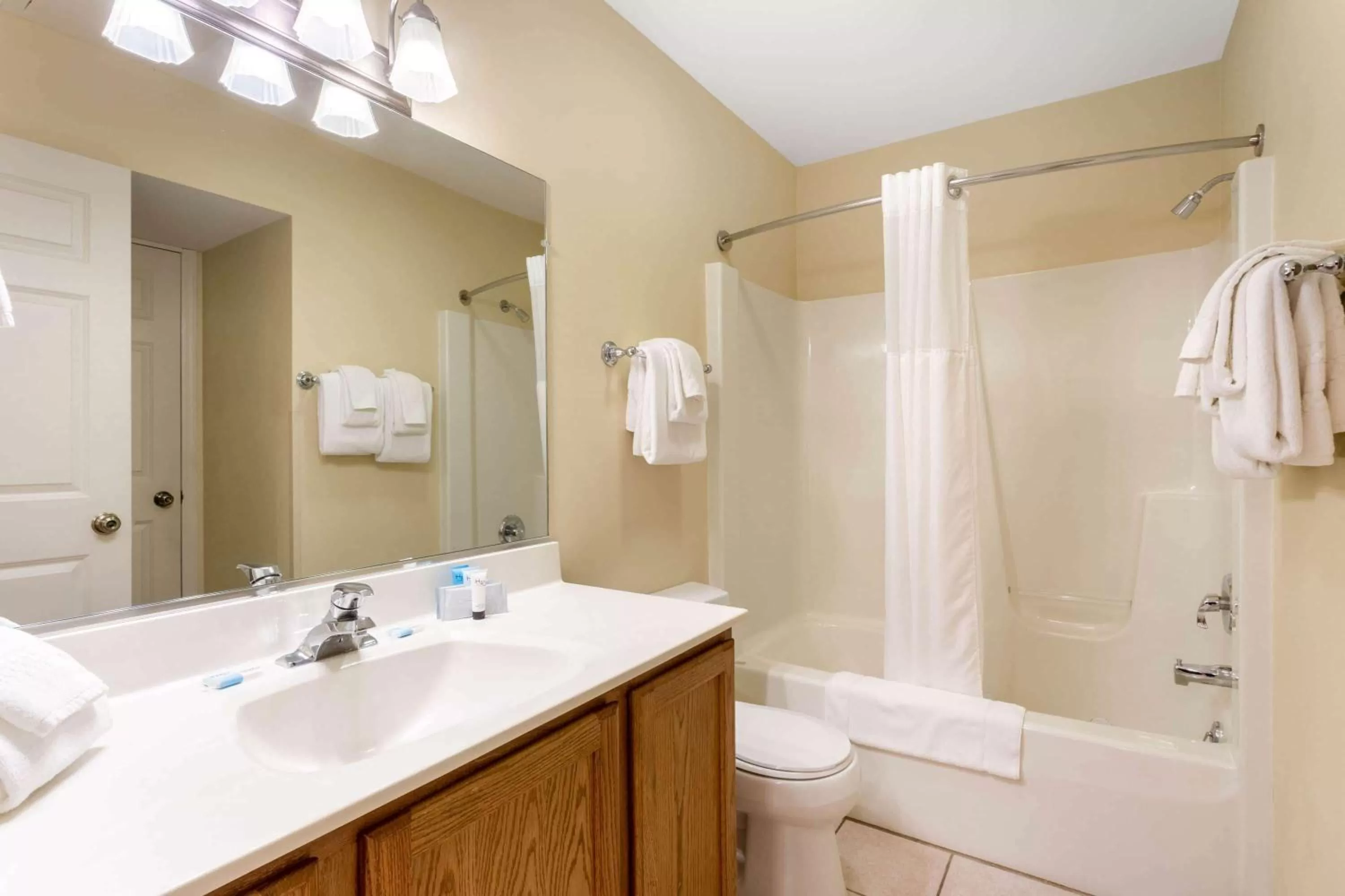 Bathroom in Tamarack Wisconsin Dells, a Ramada by Wyndham