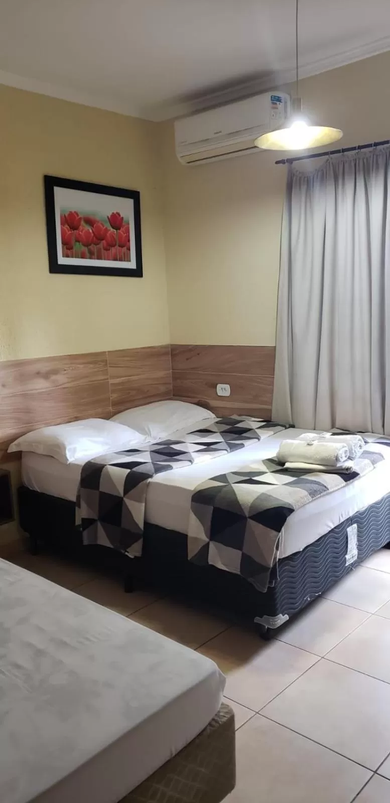 Bed in Hotel Buriti Itupeva