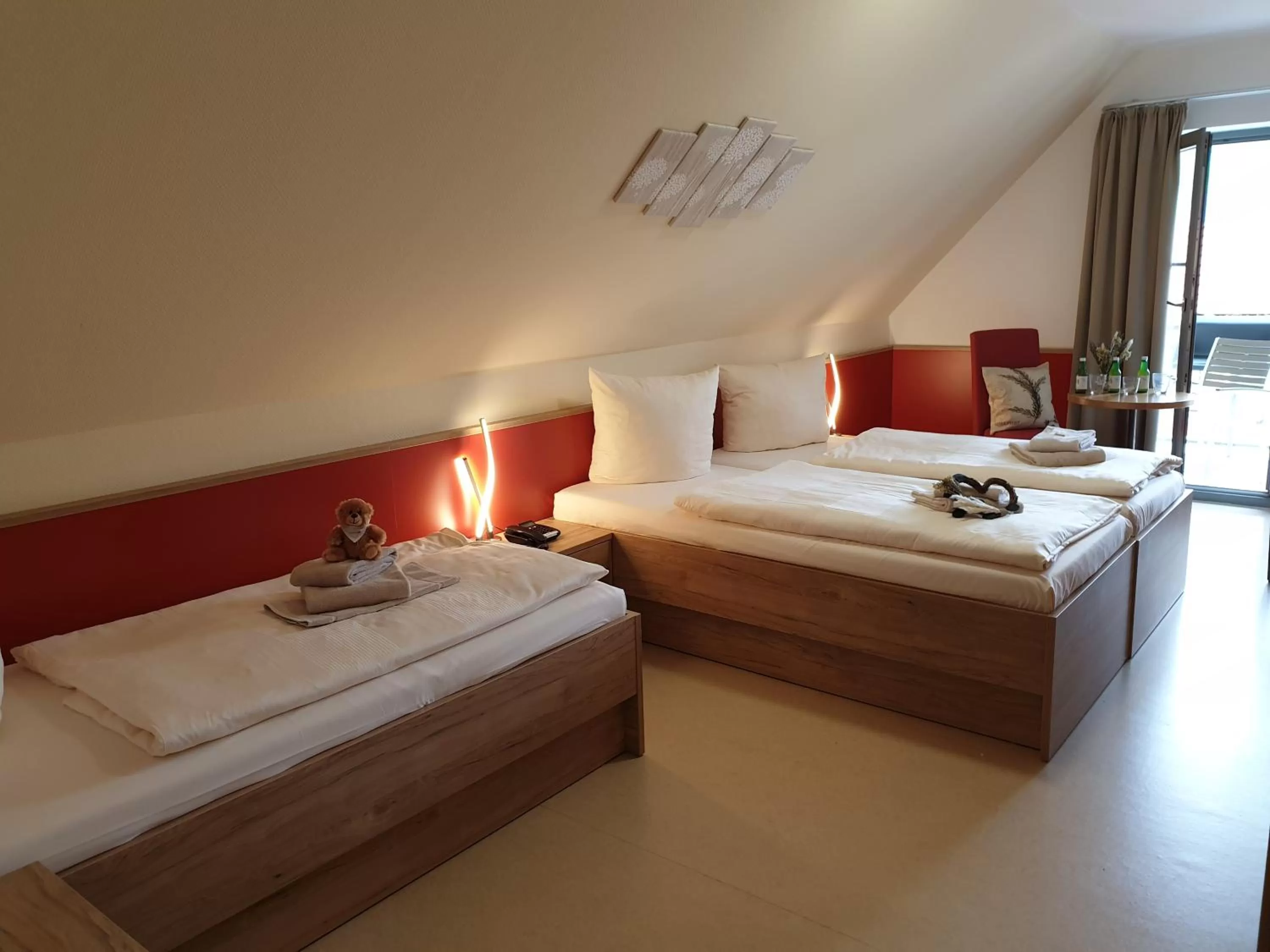 Bed in Landhotel Kräuterbergl Kreischa