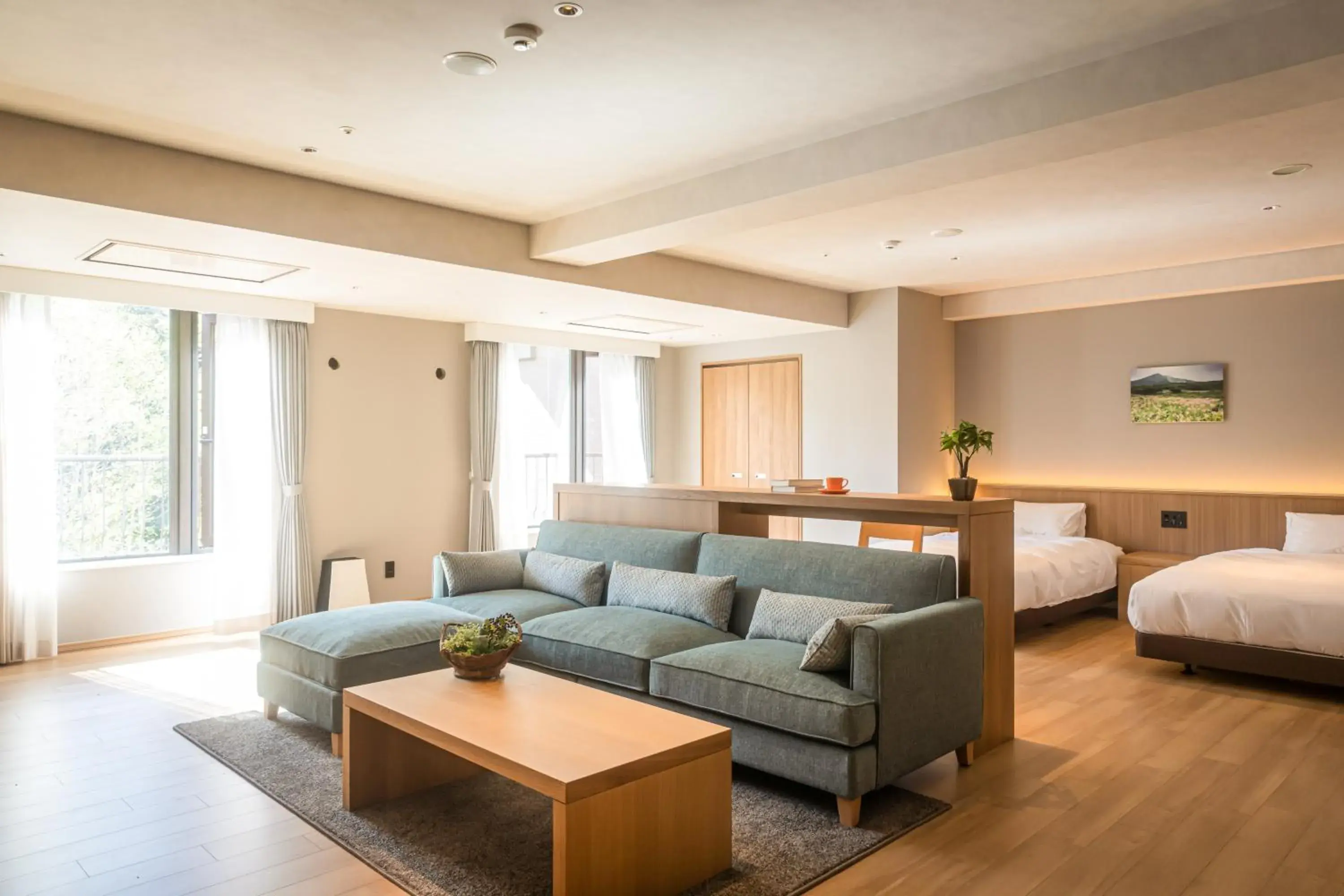 Deluxe Twin Room in Asahidake Onsen Hotel Bear Monte Deluxe Twin Room in Asahidake Onsen Hotel Bear Monte