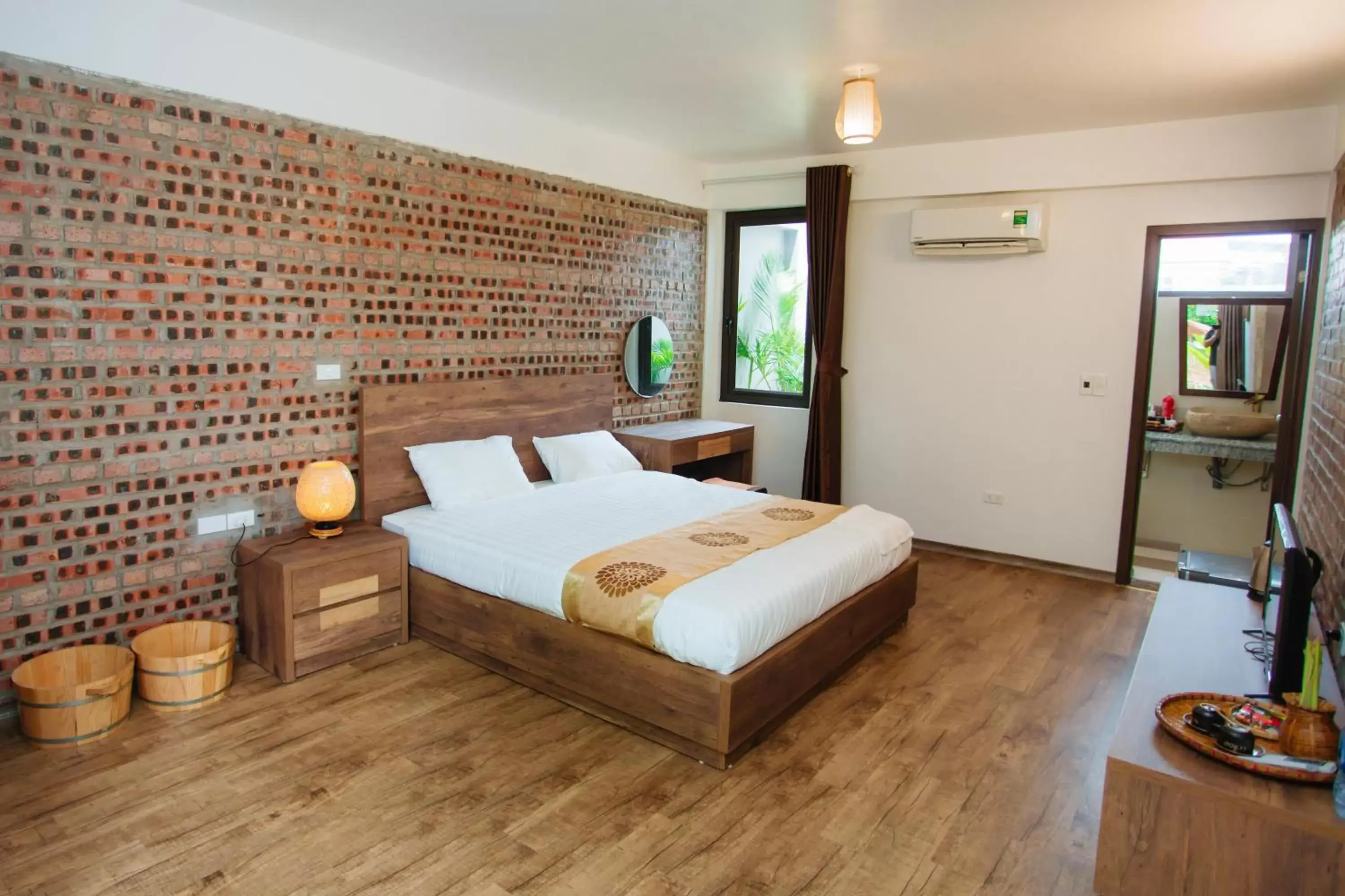 Standard Double Room with Garden View in Nan House - Tam Coc Standard Double Room with Garden View in Nan House - Tam Coc