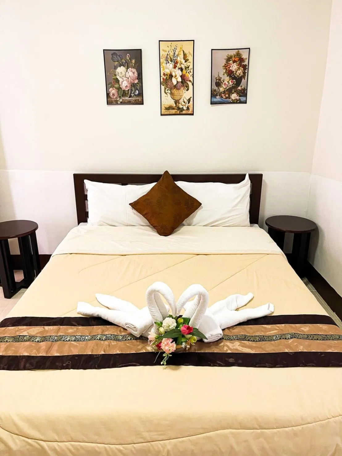 Bed in Rueangrat Hotel