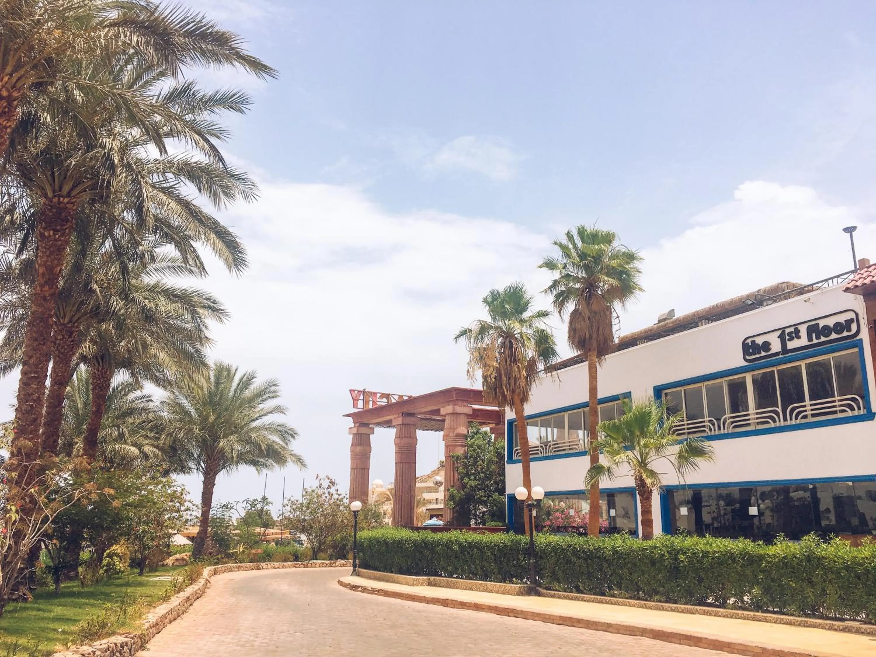 Property building in Naama Blue Hotel