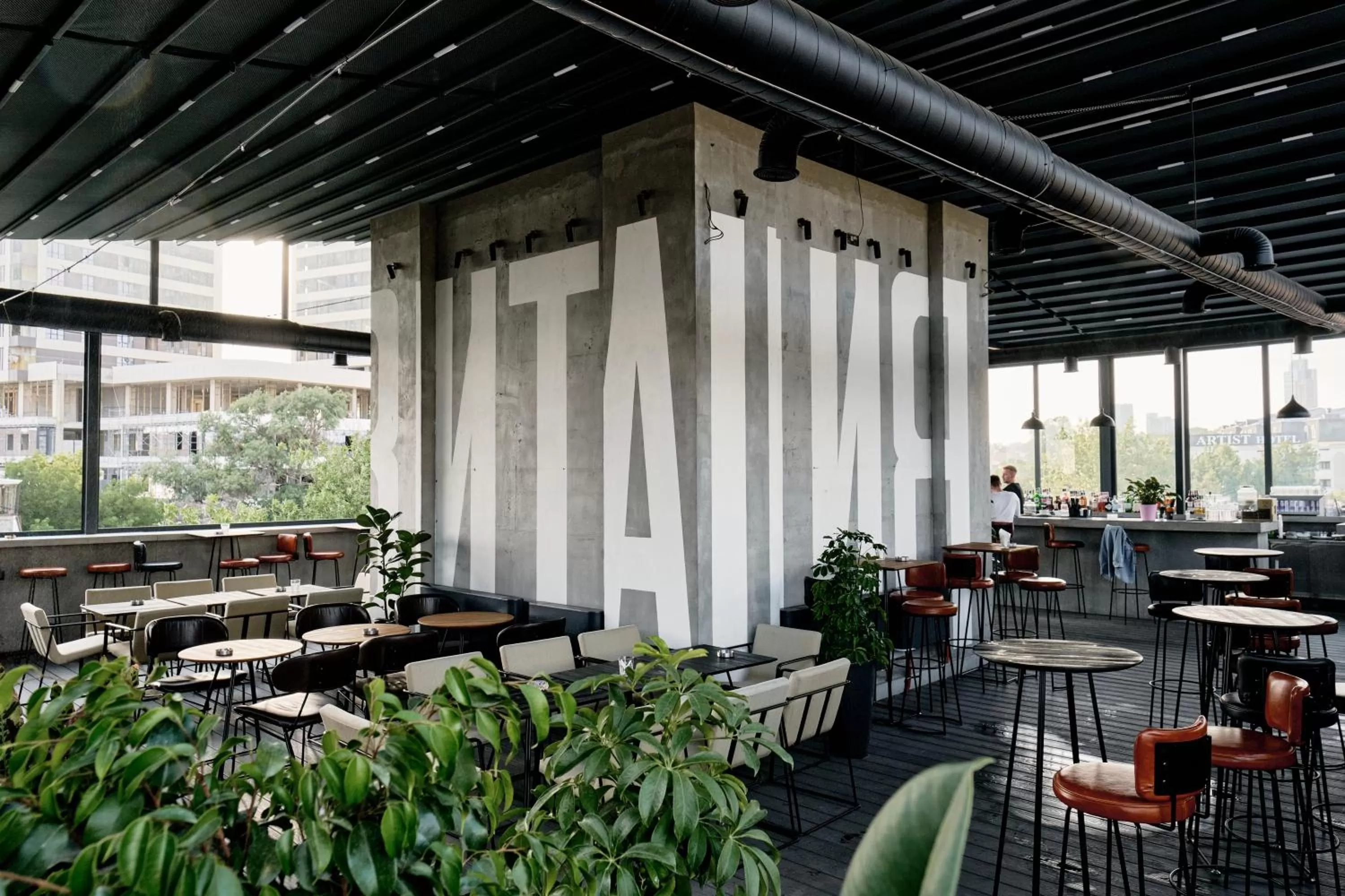 Balcony/Terrace, Restaurant/Places to Eat in Sapiens Hotel