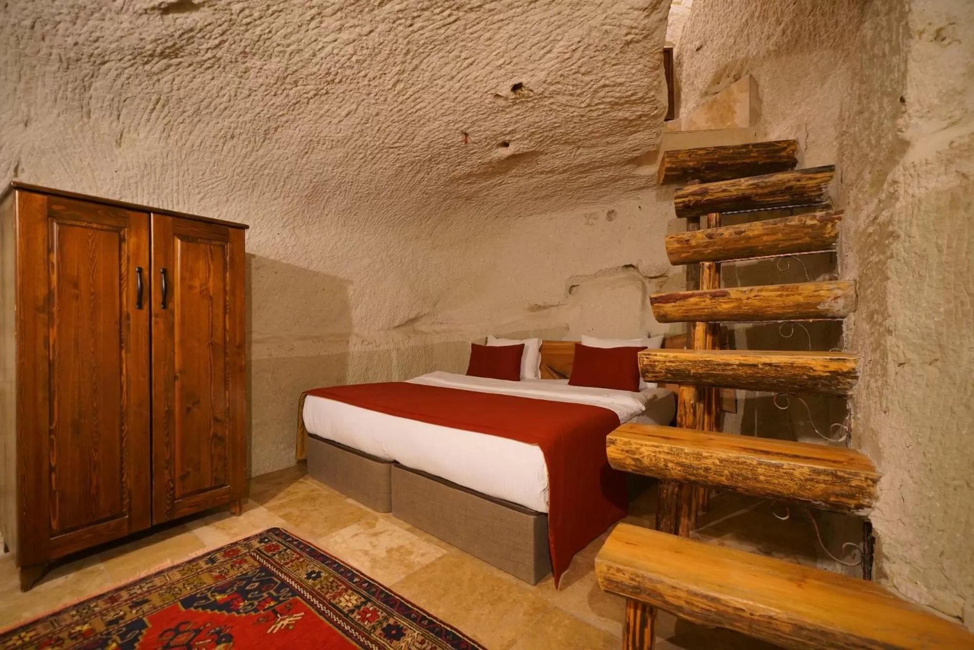 Bedroom, Bed in Cappadocia Nar Cave House & Swimming Pool