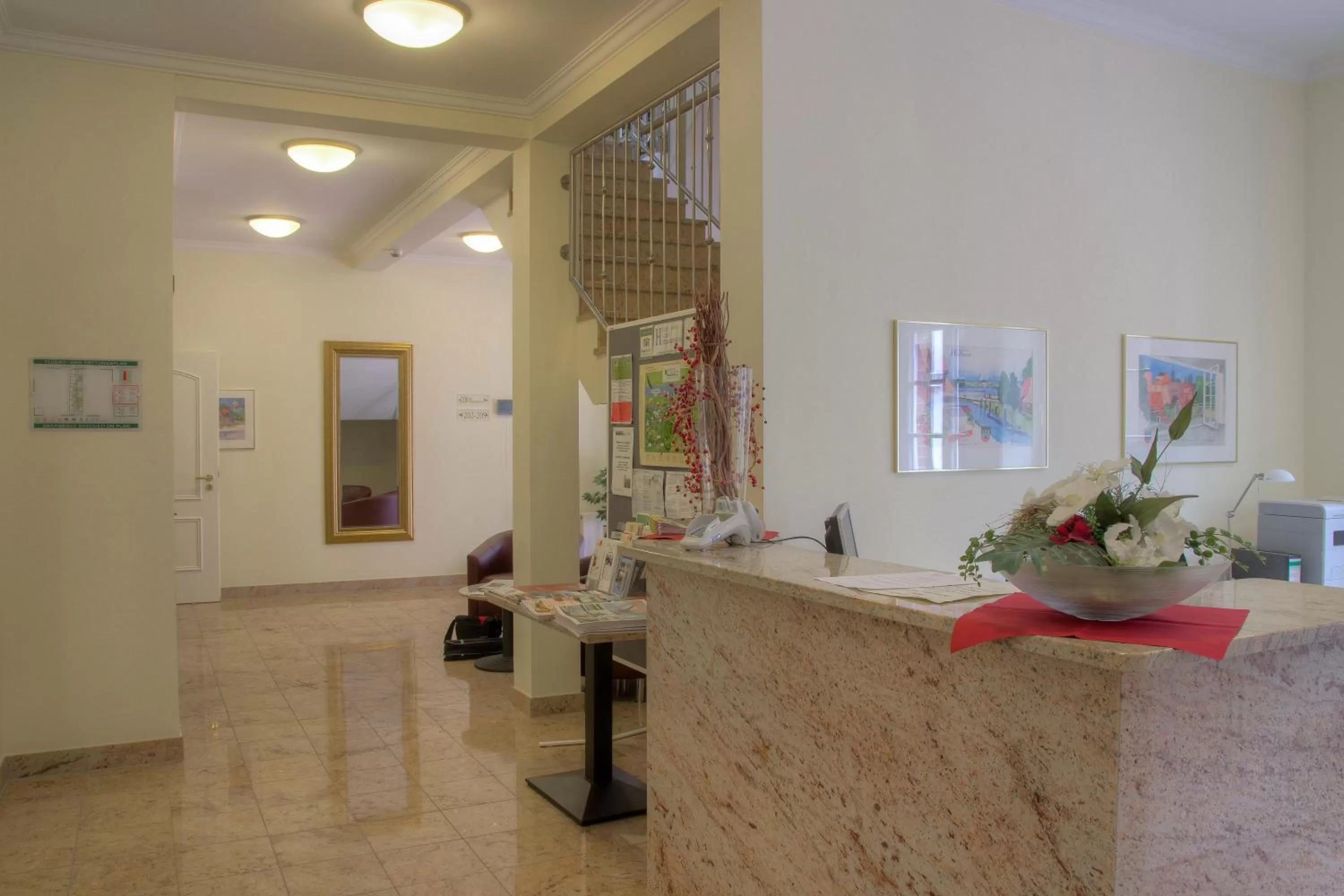 Lobby or reception in Hotel Hafen Hitzacker - Elbe