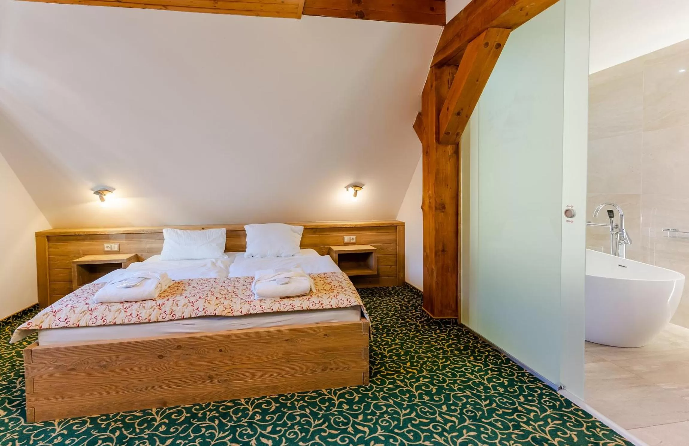 Photo of the whole room, Bed in Hotel Strachanovka - Jánska Koliba