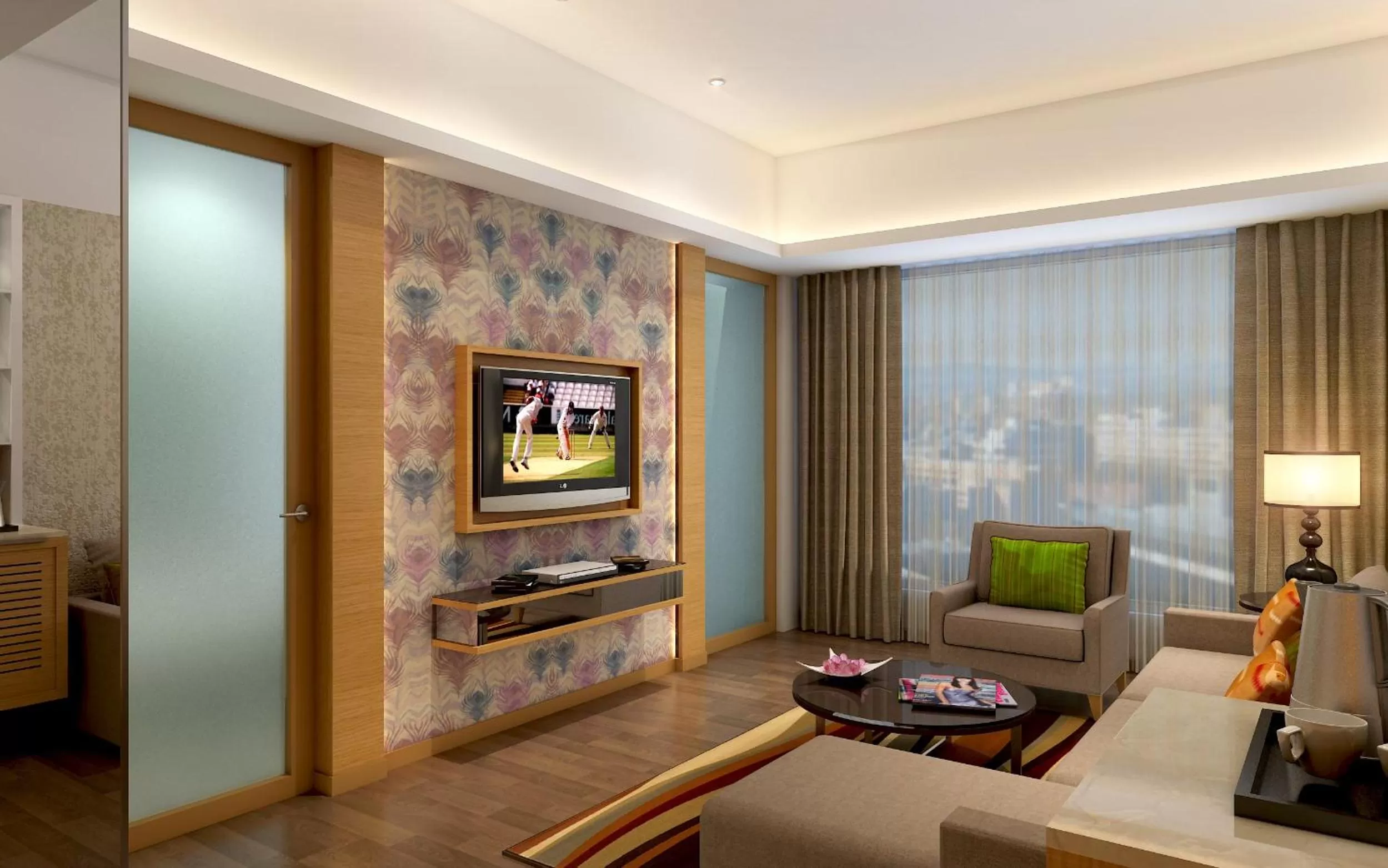 Living room in WOW Crest, Indore - IHCL SeleQtions