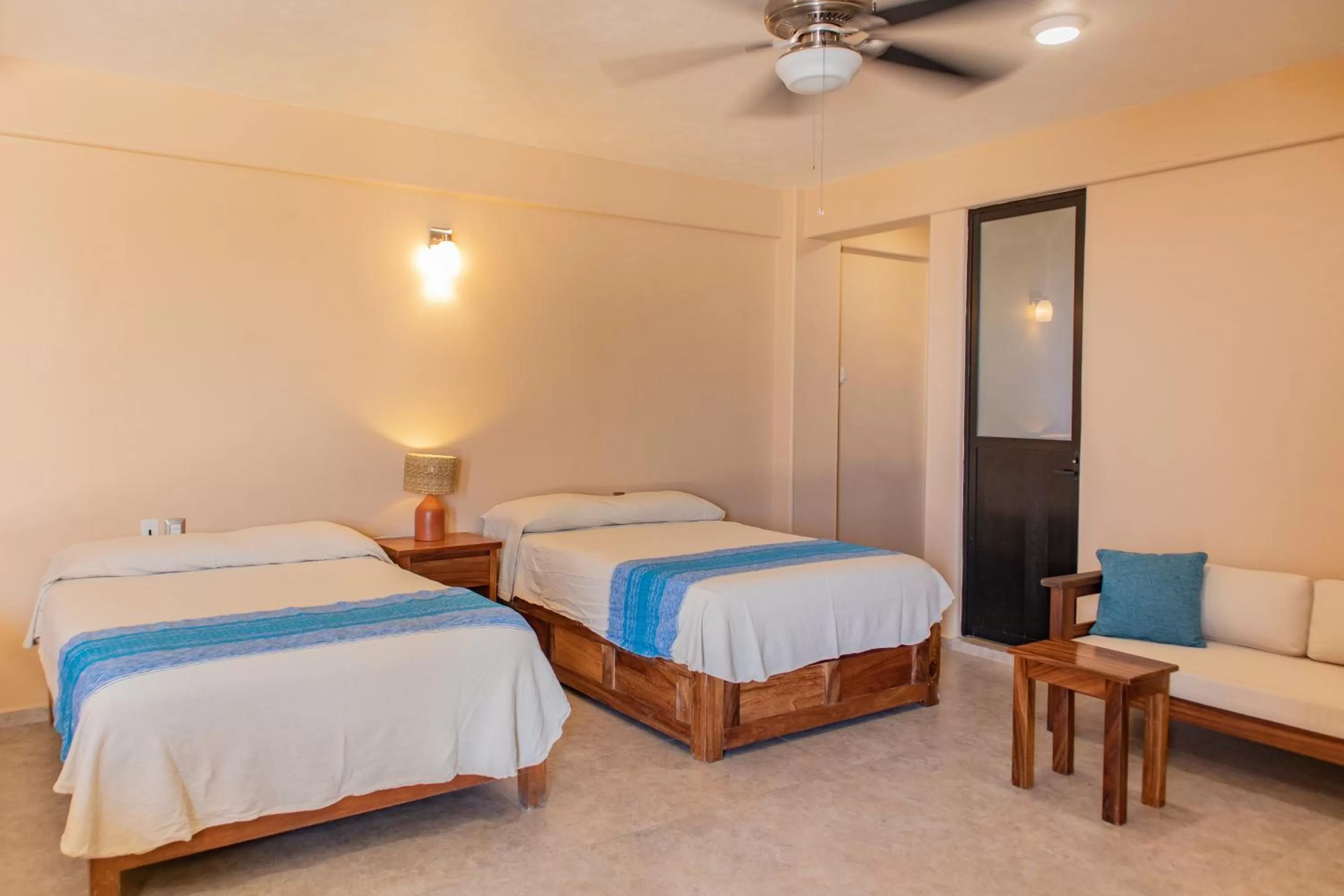 Bed in Hotel El Mirador