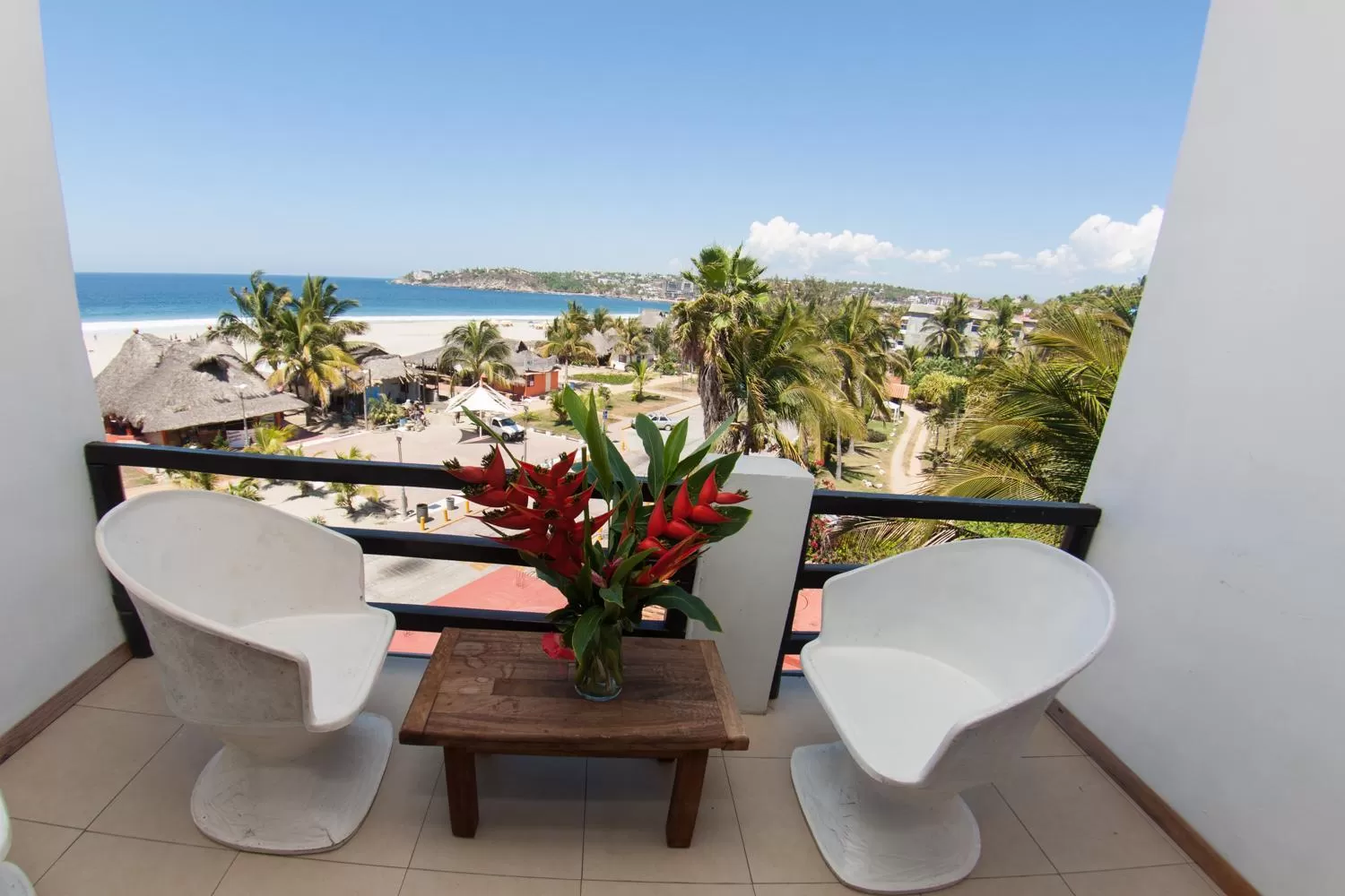 Balcony/Terrace in Bungalows Zicatela