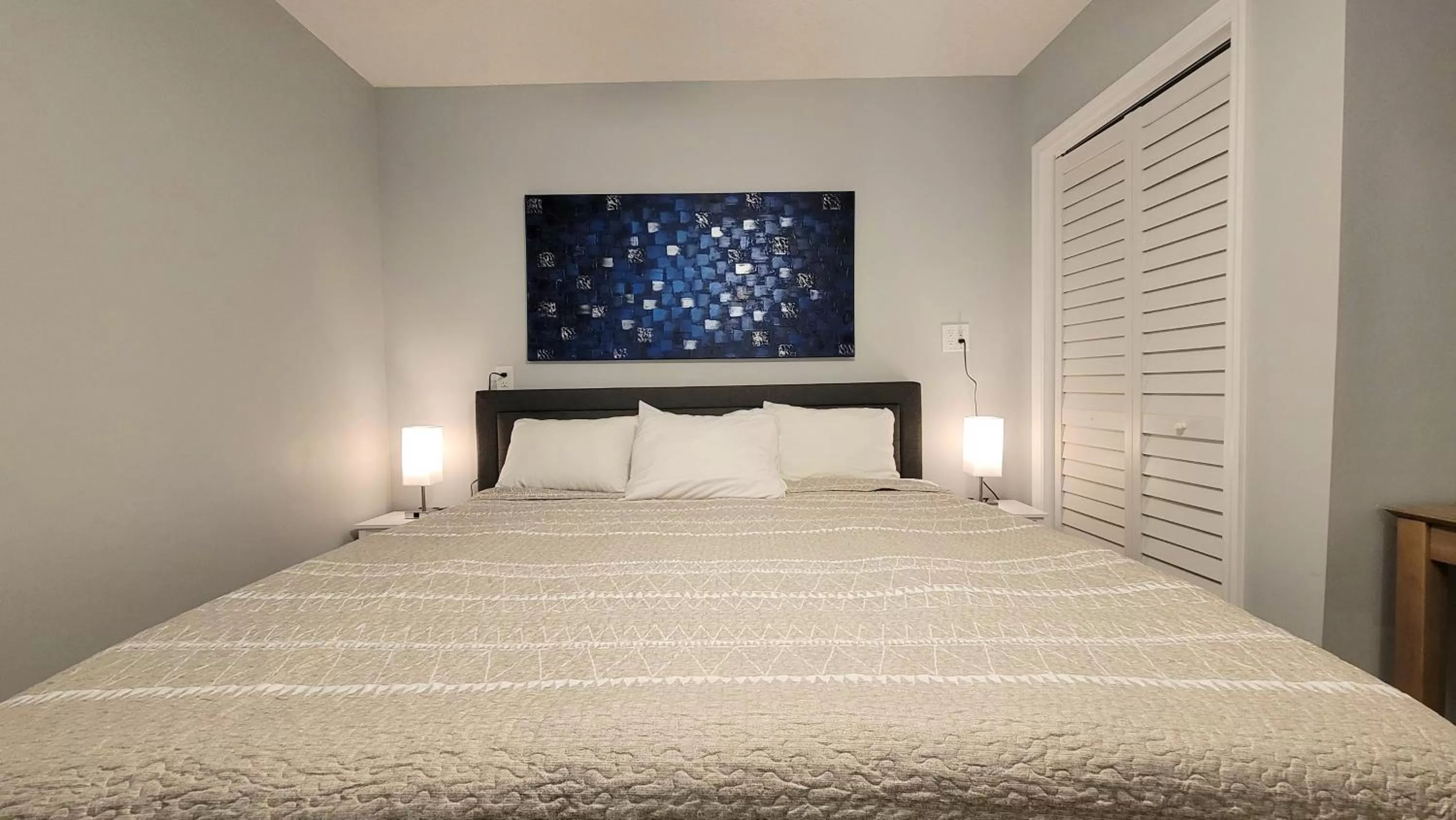 Bed in Barefoot mailman motel